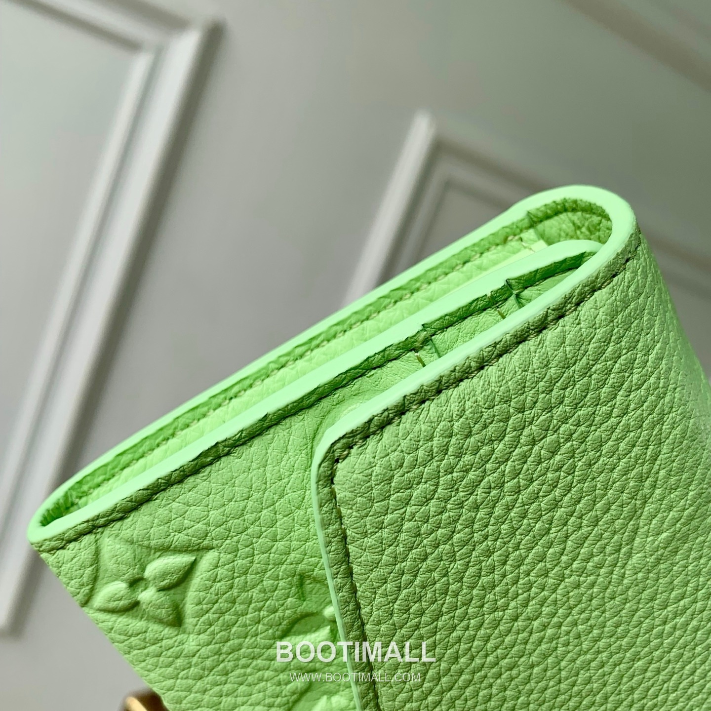 루이비통 모노그램 앙프렝뜨 레더 LV버튼 그린 장지갑 Louis Vuitton Monogram Empreinte Leather LV Button Green Long Wallet M27664 19cm 8