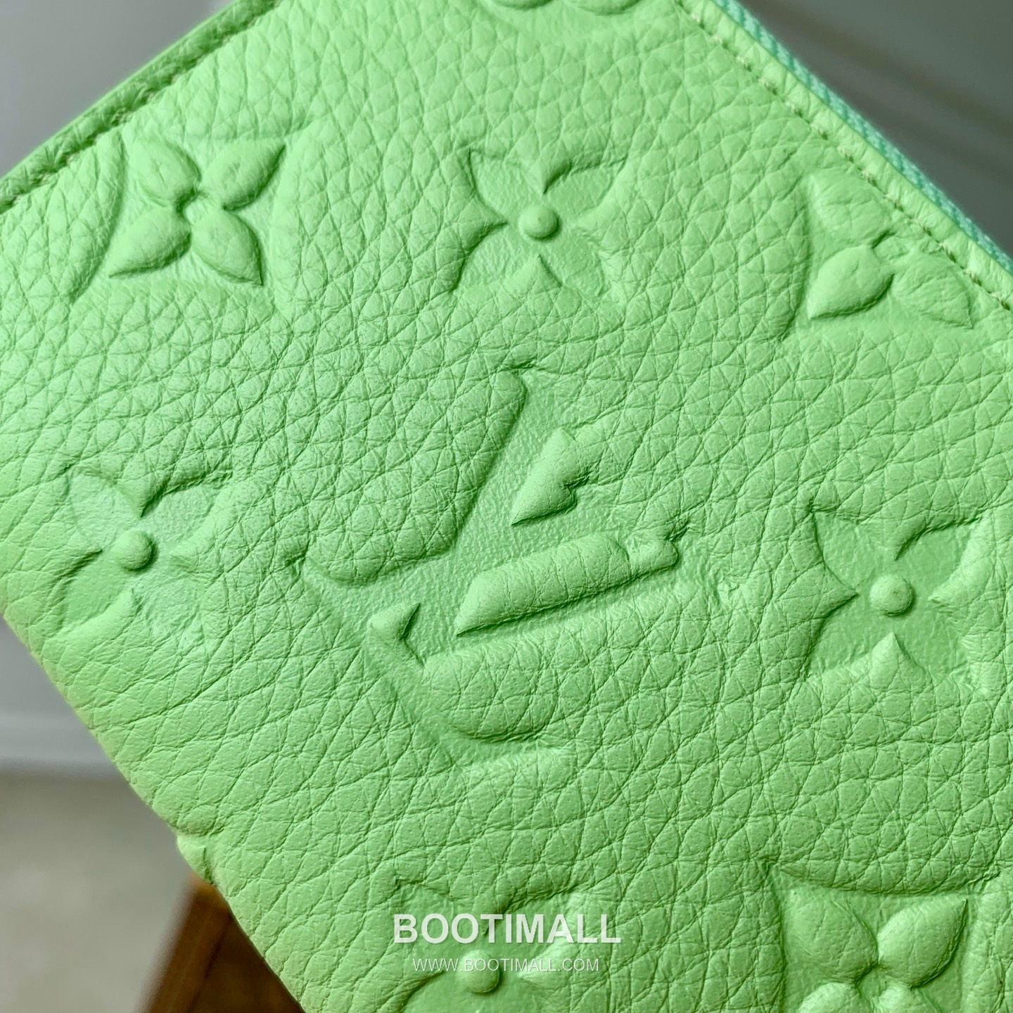 루이비통 레더 LV지퍼 컴팩트 그린 반지갑 Louis Vuitton Leather LV Zipper Compact Green Wallet M27670 11cm 5