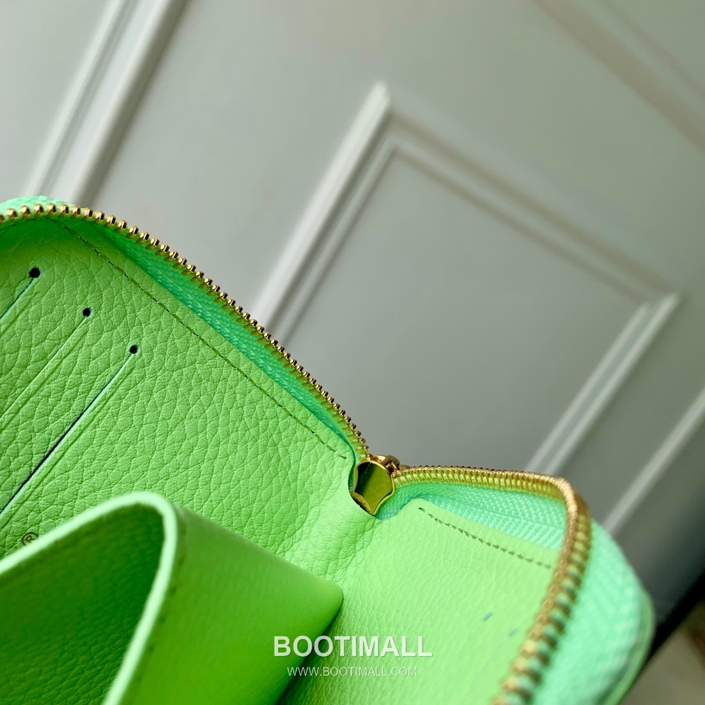 루이비통 레더 LV지퍼 컴팩트 그린 반지갑 Louis Vuitton Leather LV Zipper Compact Green Wallet M27670 11cm 7