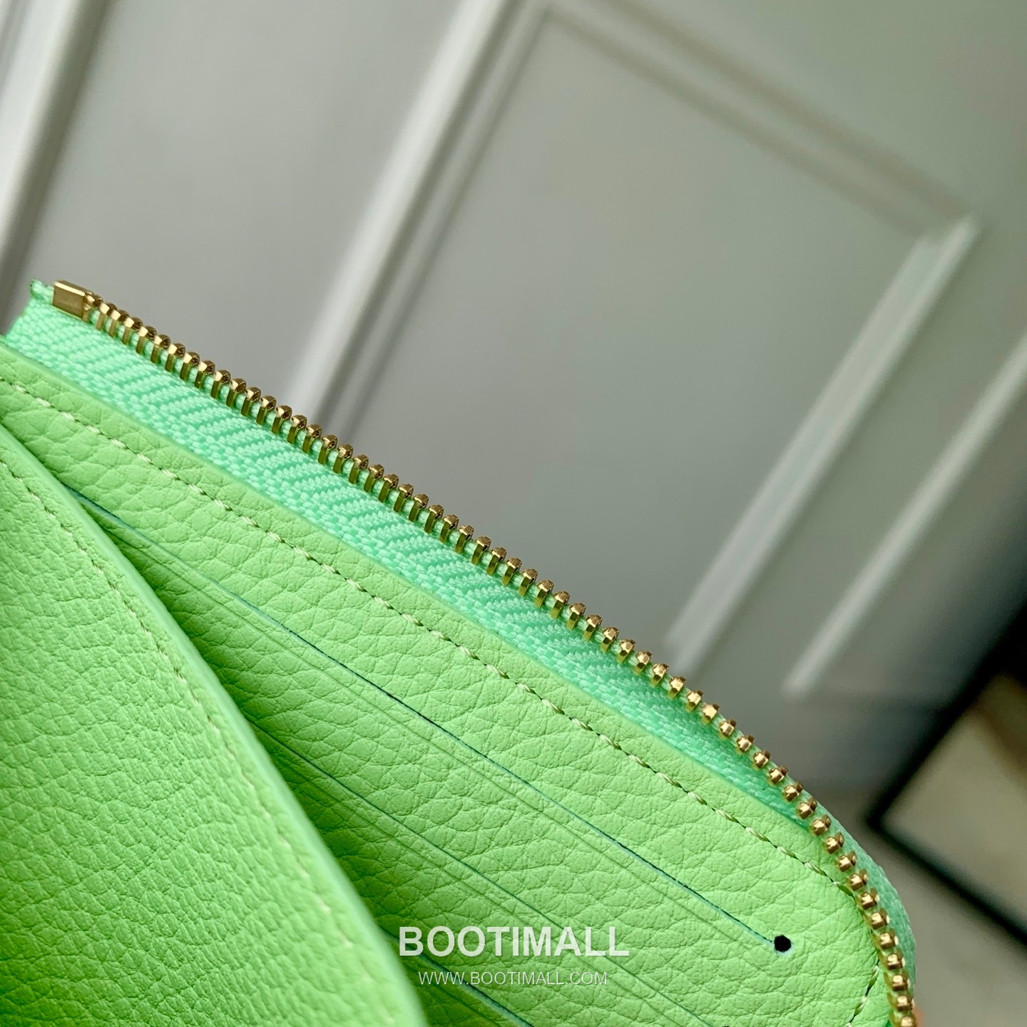 루이비통 레더 LV지퍼 컴팩트 그린 반지갑 Louis Vuitton Leather LV Zipper Compact Green Wallet M27670 11cm 8