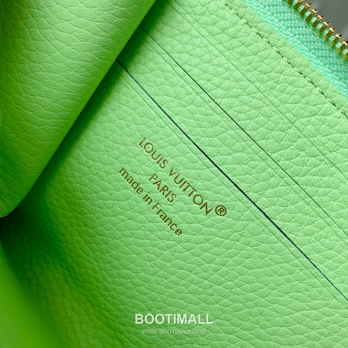 루이비통 레더 LV지퍼 컴팩트 그린 반지갑 Louis Vuitton Leather LV Zipper Compact Green Wallet M27670 11cm 9