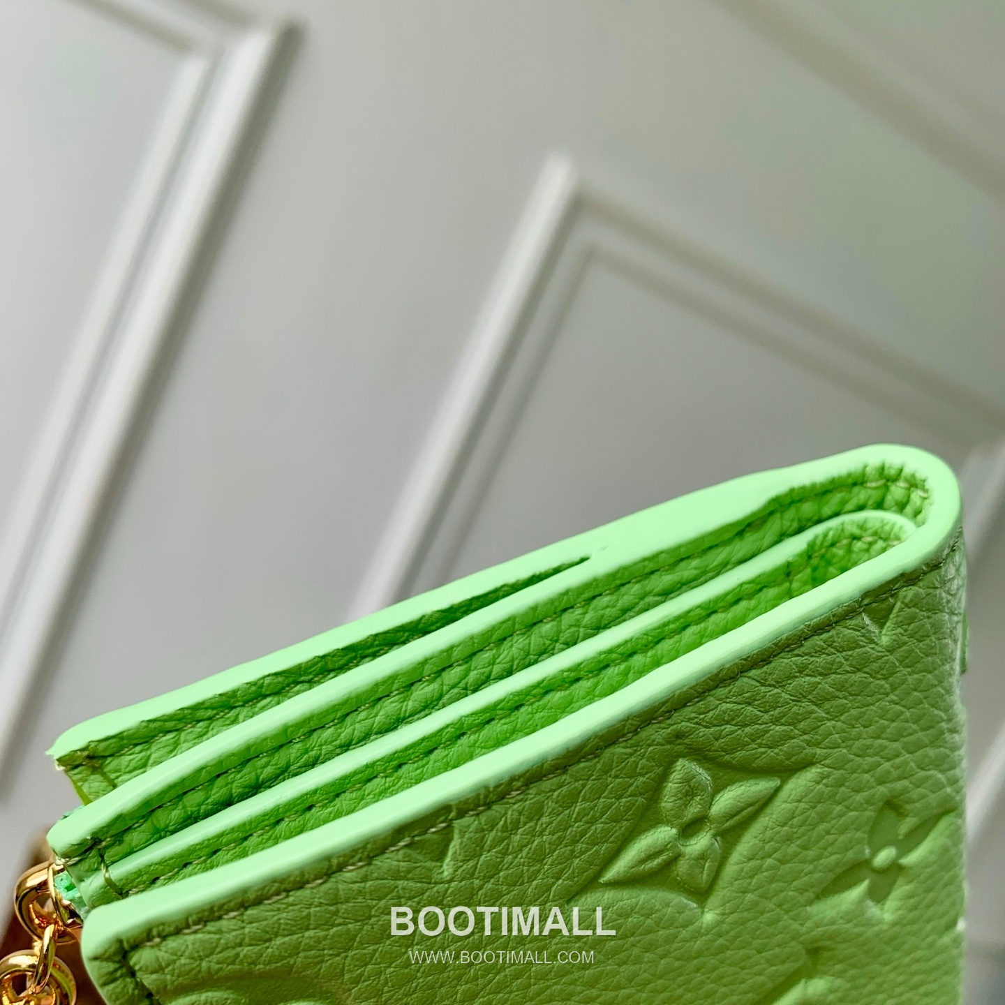 루이비통 모노그램 앙프렝뜨 레더 LV참 지퍼 그린 반지갑 Louis Vuitton Monogram Empreinte Leather LV Charm Zipper Green Wallet M27487 11.5cm 6