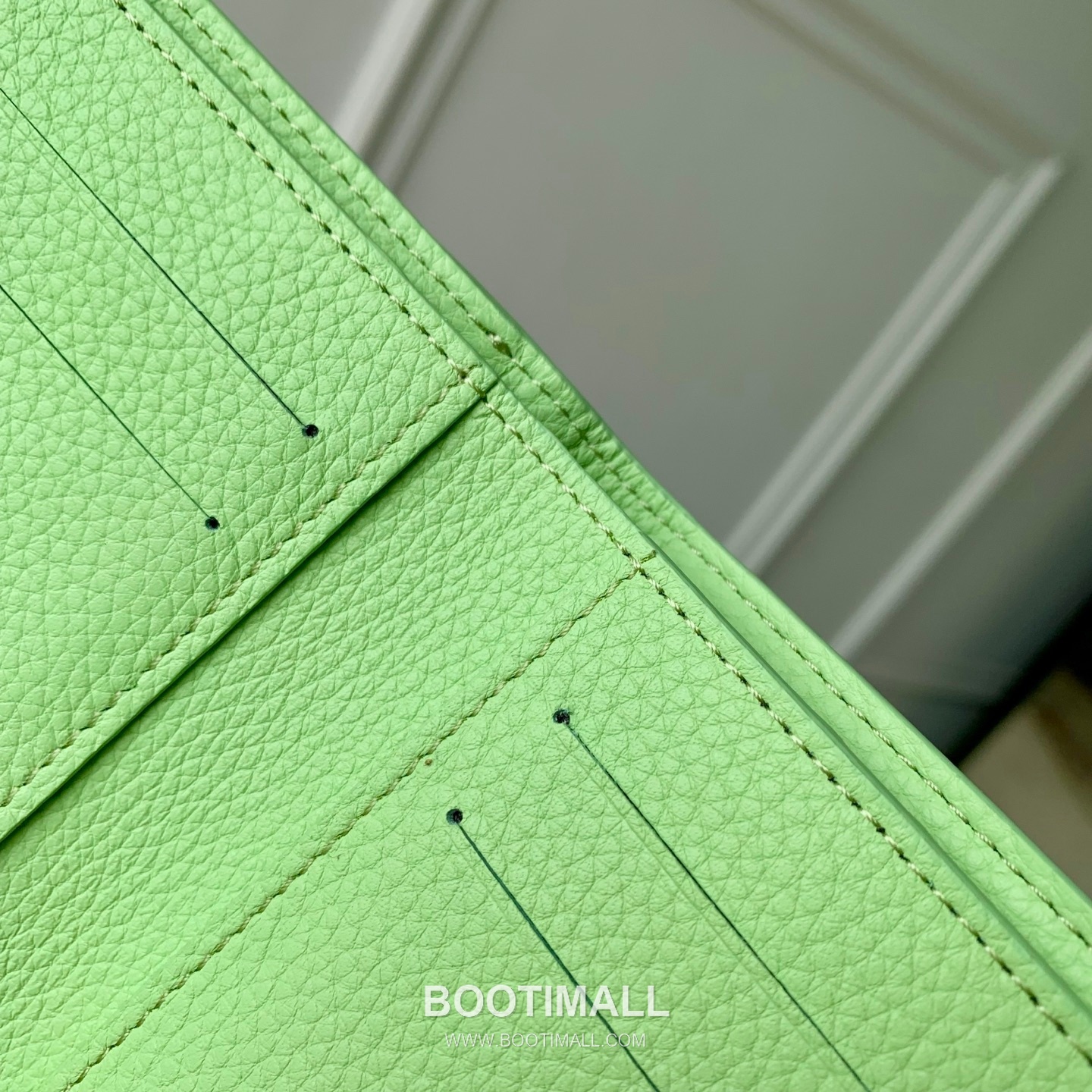루이비통 모노그램 앙프렝뜨 레더 LV참 지퍼 그린 반지갑 Louis Vuitton Monogram Empreinte Leather LV Charm Zipper Green Wallet M27487 11.5cm 8
