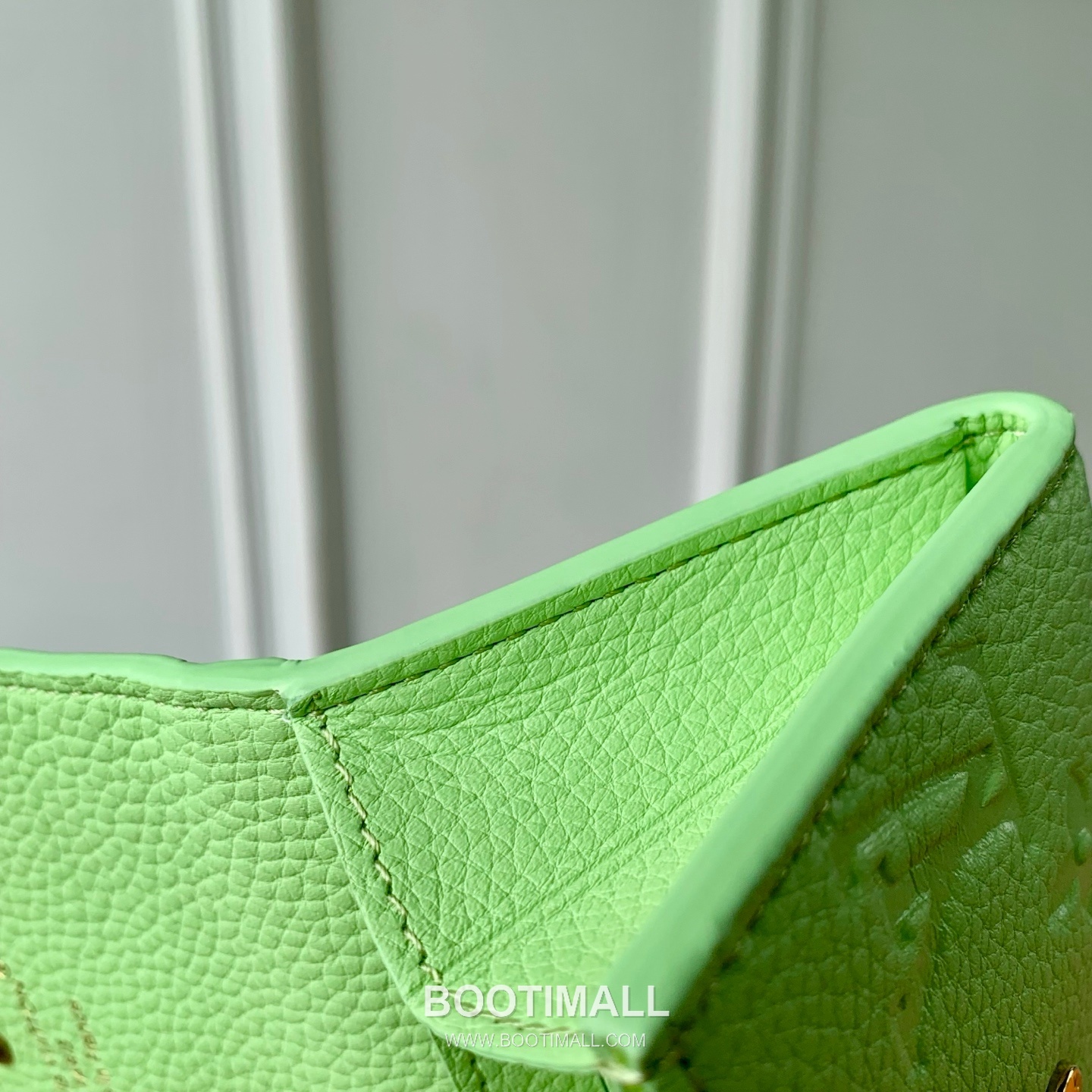 루이비통 모노그램 앙프렝뜨 레더 LV버튼 컴팩트 그린 반지갑 Louis Vuitton Monogram Empreinte Leather LV Button Compact Green Wallet M27480 11cm 7