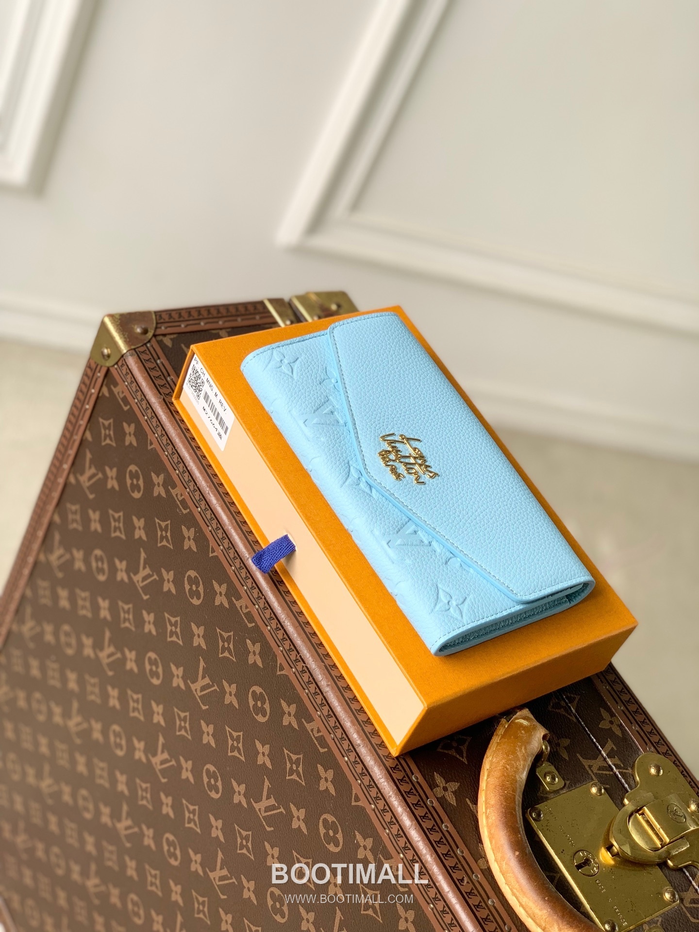 루이비통 모노그램 앙프렝뜨 레더 LV버튼 그린 장지갑 Louis Vuitton Monogram Empreinte Leather LV Button Green Long Wallet M27664 19cm 3