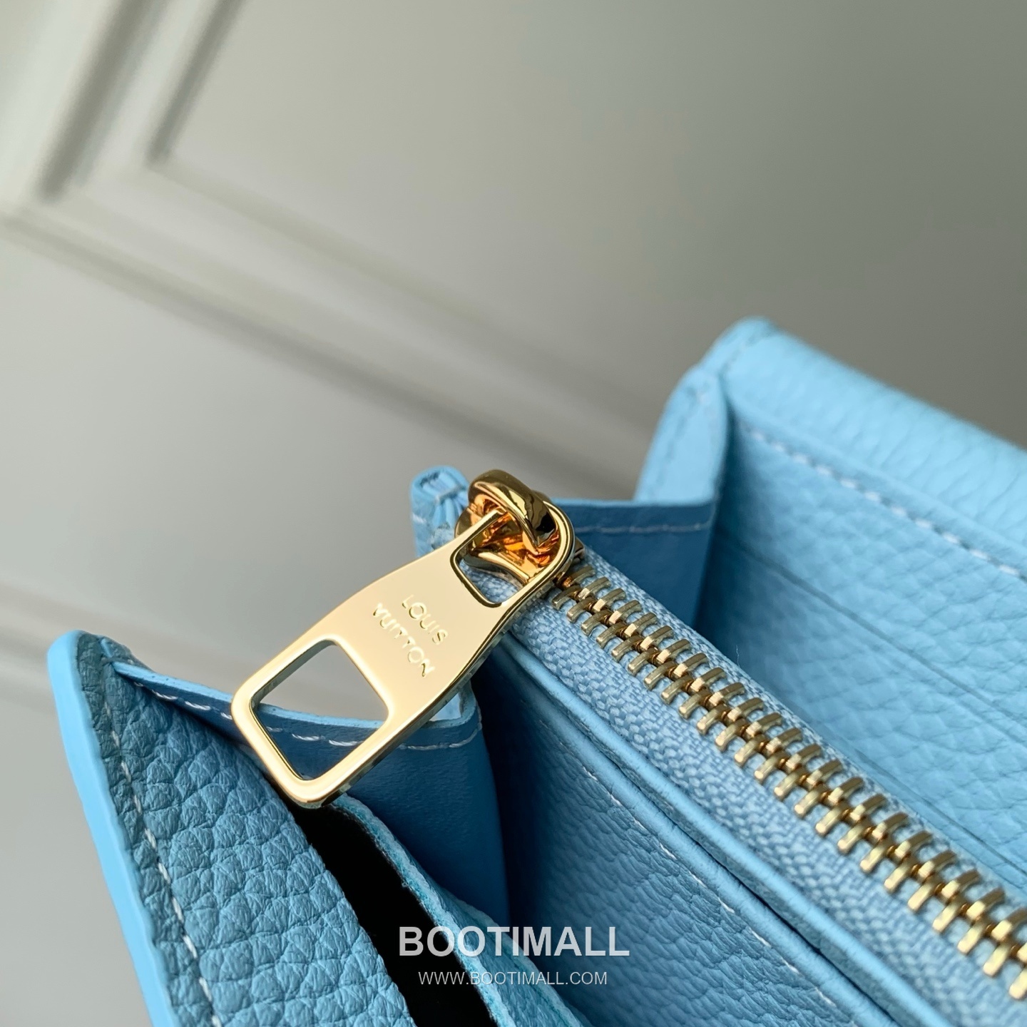 루이비통 모노그램 앙프렝뜨 레더 LV버튼 그린 장지갑 Louis Vuitton Monogram Empreinte Leather LV Button Green Long Wallet M27664 19cm 6