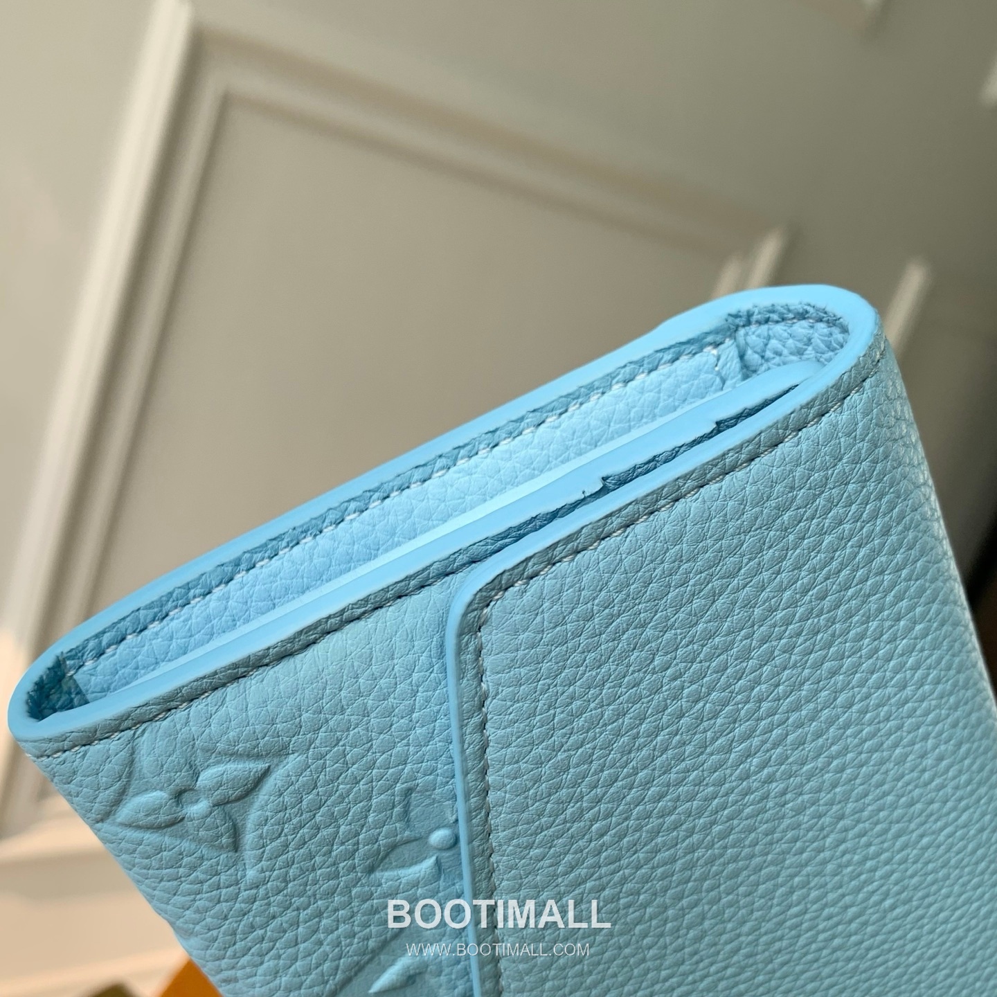 루이비통 모노그램 앙프렝뜨 레더 LV버튼 그린 장지갑 Louis Vuitton Monogram Empreinte Leather LV Button Green Long Wallet M27664 19cm 7