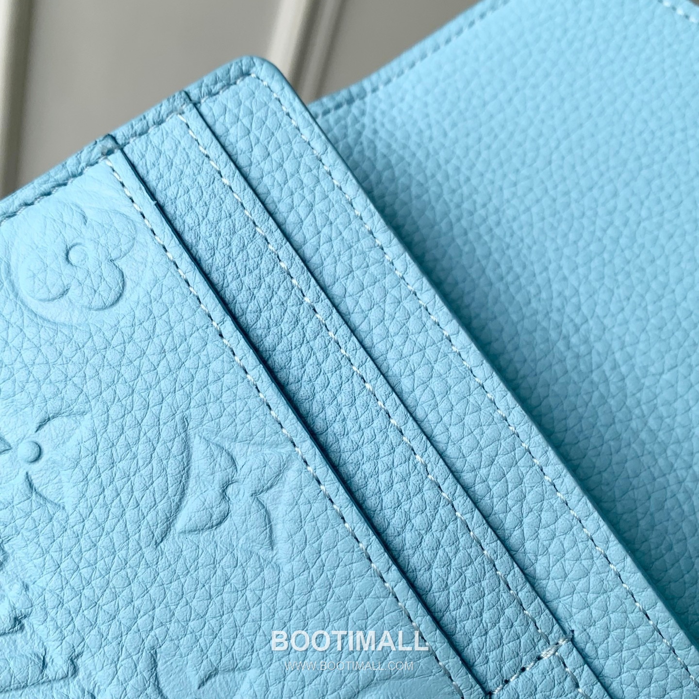 루이비통 모노그램 앙프렝뜨 레더 LV버튼 그린 장지갑 Louis Vuitton Monogram Empreinte Leather LV Button Green Long Wallet M27664 19cm 8