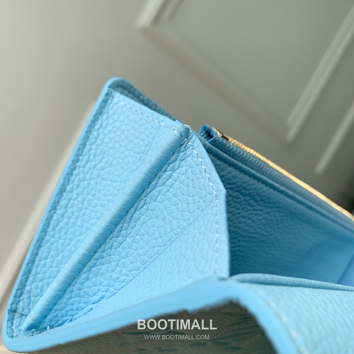 루이비통 모노그램 앙프렝뜨 레더 LV버튼 그린 장지갑 Louis Vuitton Monogram Empreinte Leather LV Button Green Long Wallet M27664 19cm 9