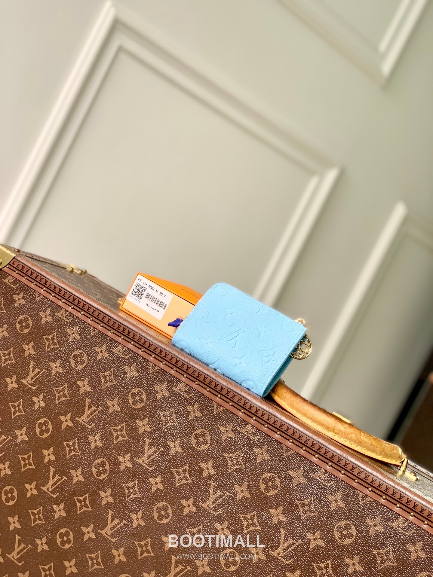 루이비통 레더 LV지퍼 컴팩트 그린 반지갑 Louis Vuitton Leather LV Zipper Compact Green Wallet M27670 11cm 2