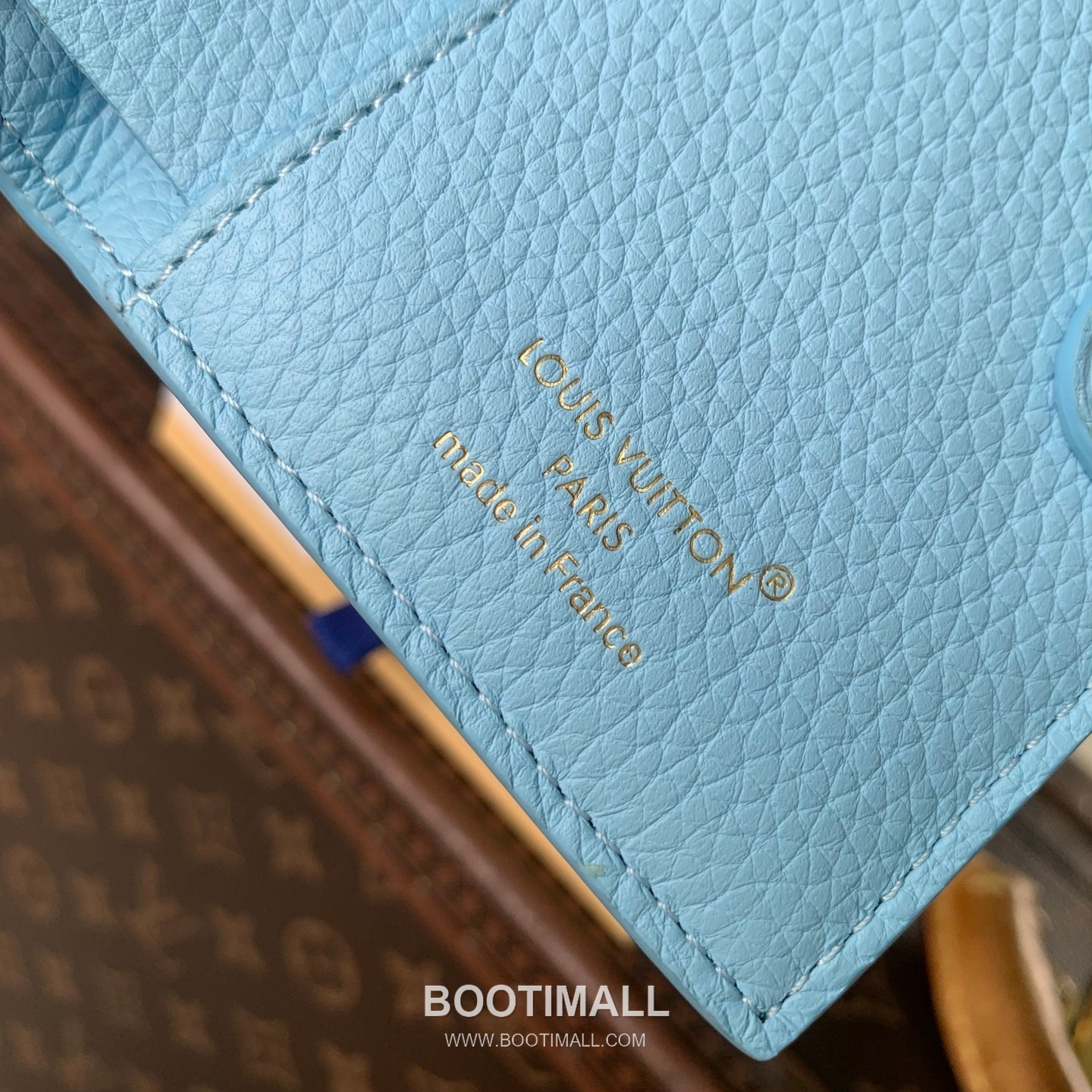 루이비통 모노그램 앙프렝뜨 레더 LV참 지퍼 그린 반지갑 Louis Vuitton Monogram Empreinte Leather LV Charm Zipper Green Wallet M27487 11.5cm 9