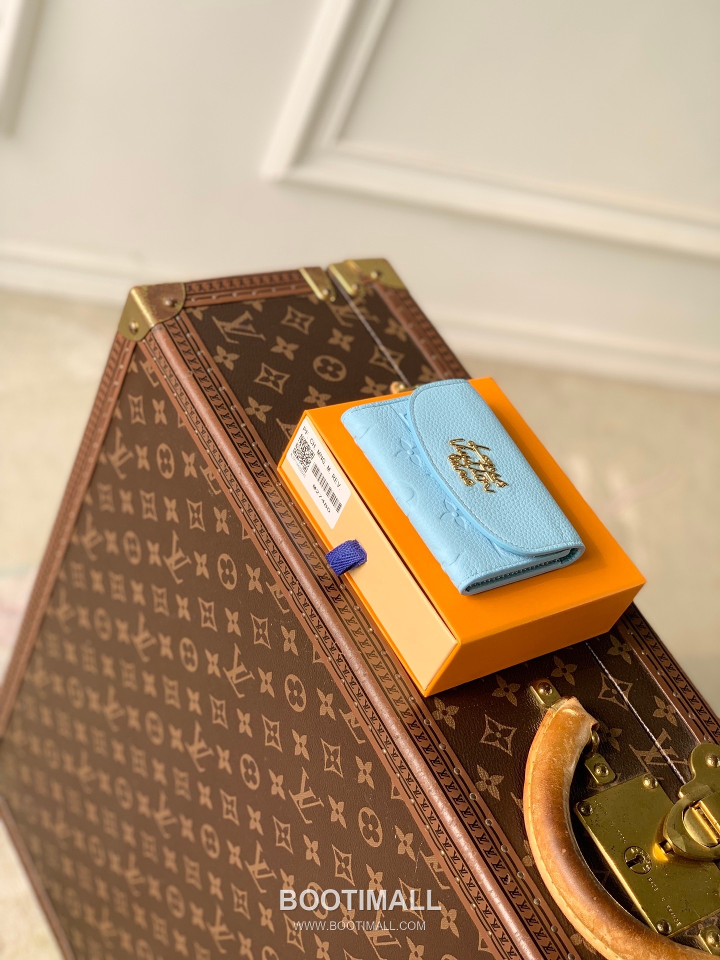 루이비통 모노그램 앙프렝뜨 레더 LV버튼 컴팩트 그린 반지갑 Louis Vuitton Monogram Empreinte Leather LV Button Compact Green Wallet M27480 11cm 3