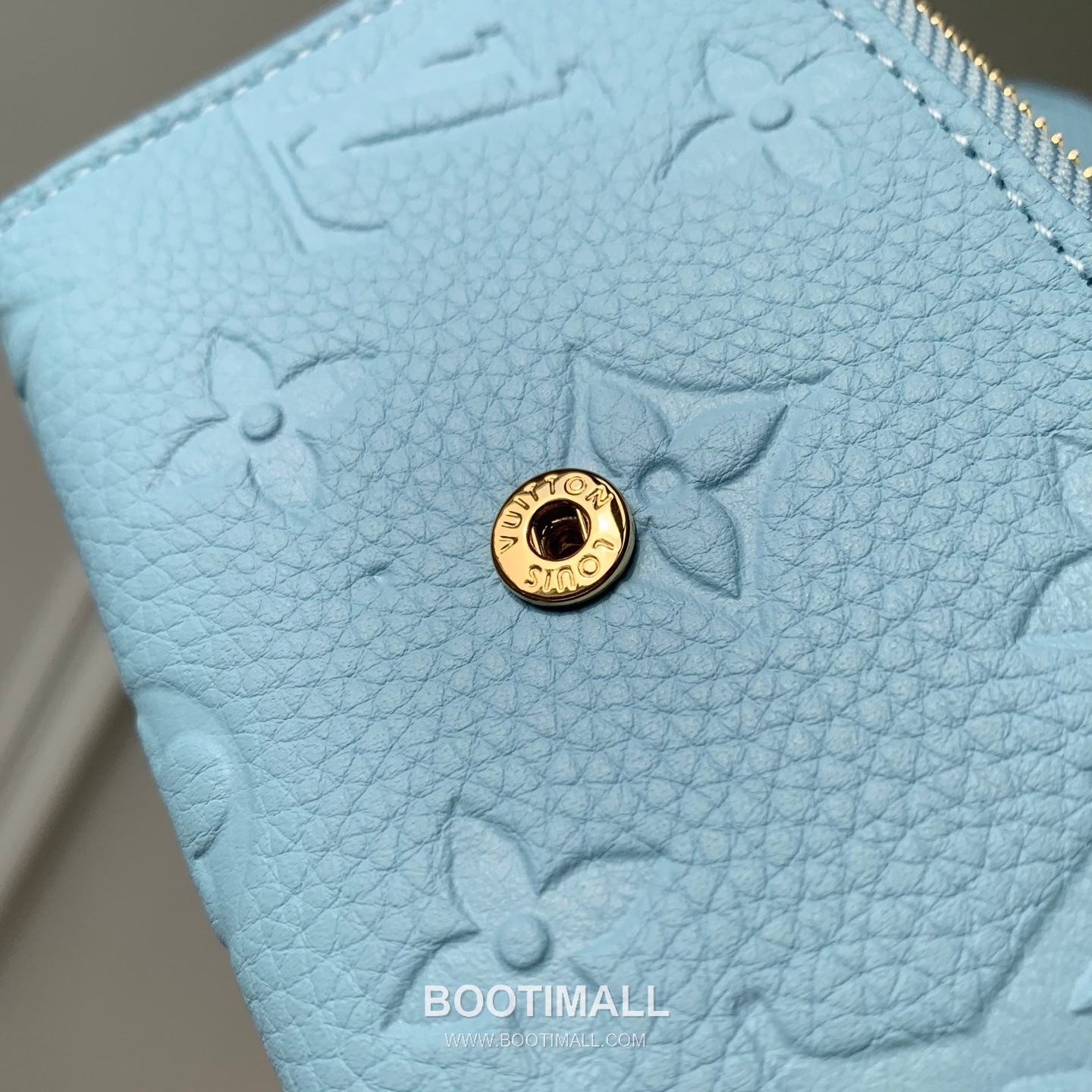 루이비통 모노그램 앙프렝뜨 레더 LV버튼 컴팩트 그린 반지갑 Louis Vuitton Monogram Empreinte Leather LV Button Compact Green Wallet M27480 11cm 5