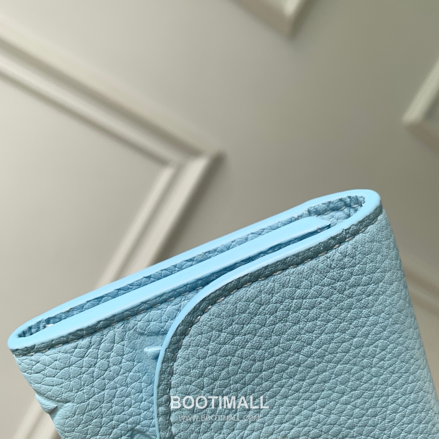 루이비통 모노그램 앙프렝뜨 레더 LV버튼 컴팩트 그린 반지갑 Louis Vuitton Monogram Empreinte Leather LV Button Compact Green Wallet M27480 11cm 7