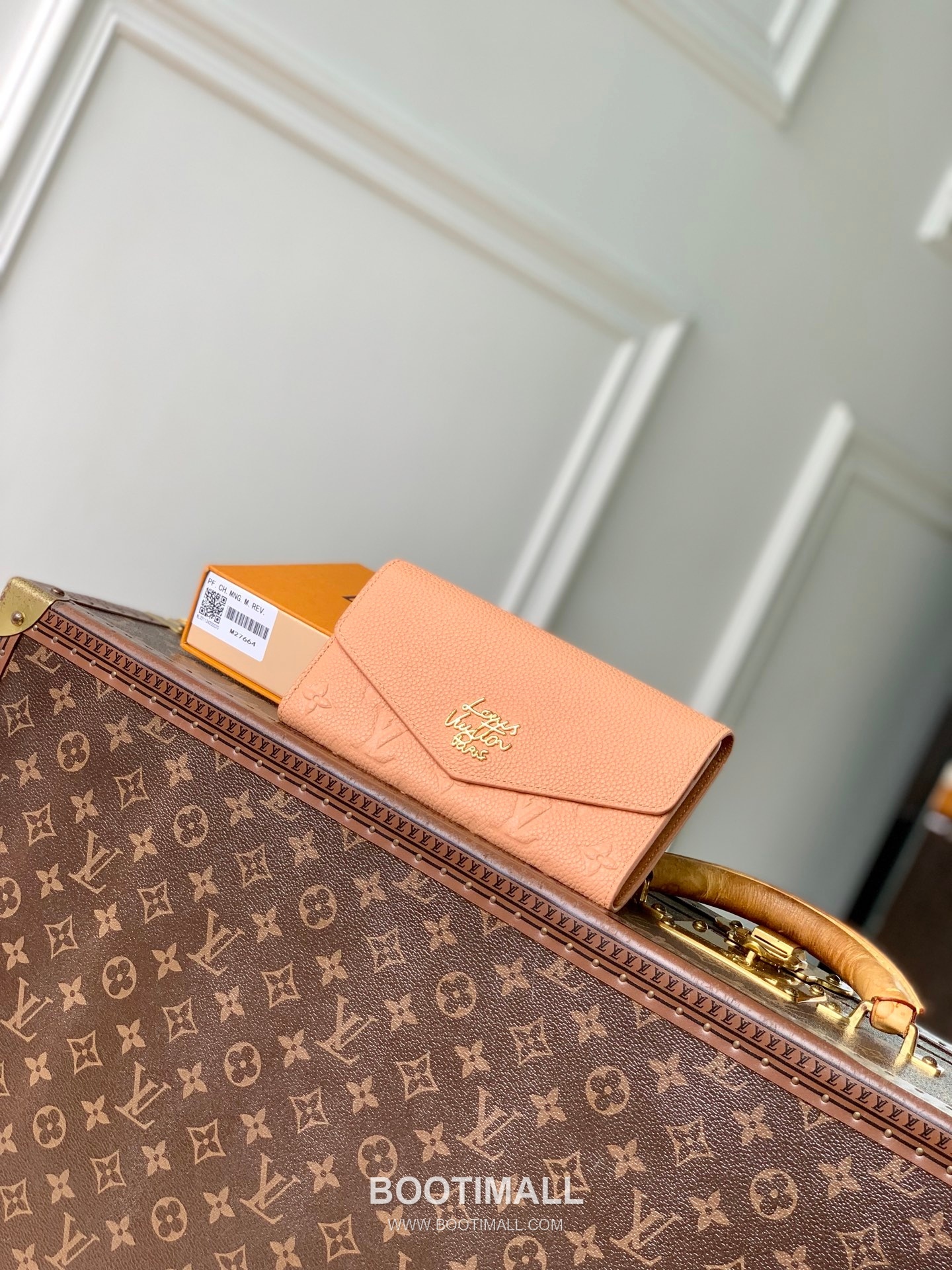 루이비통 모노그램 앙프렝뜨 레더 LV버튼 그린 장지갑 Louis Vuitton Monogram Empreinte Leather LV Button Green Long Wallet M27664 19cm 1