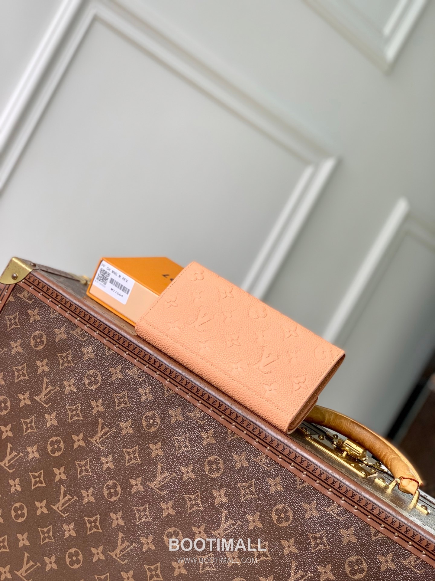 루이비통 모노그램 앙프렝뜨 레더 LV버튼 그린 장지갑 Louis Vuitton Monogram Empreinte Leather LV Button Green Long Wallet M27664 19cm 2