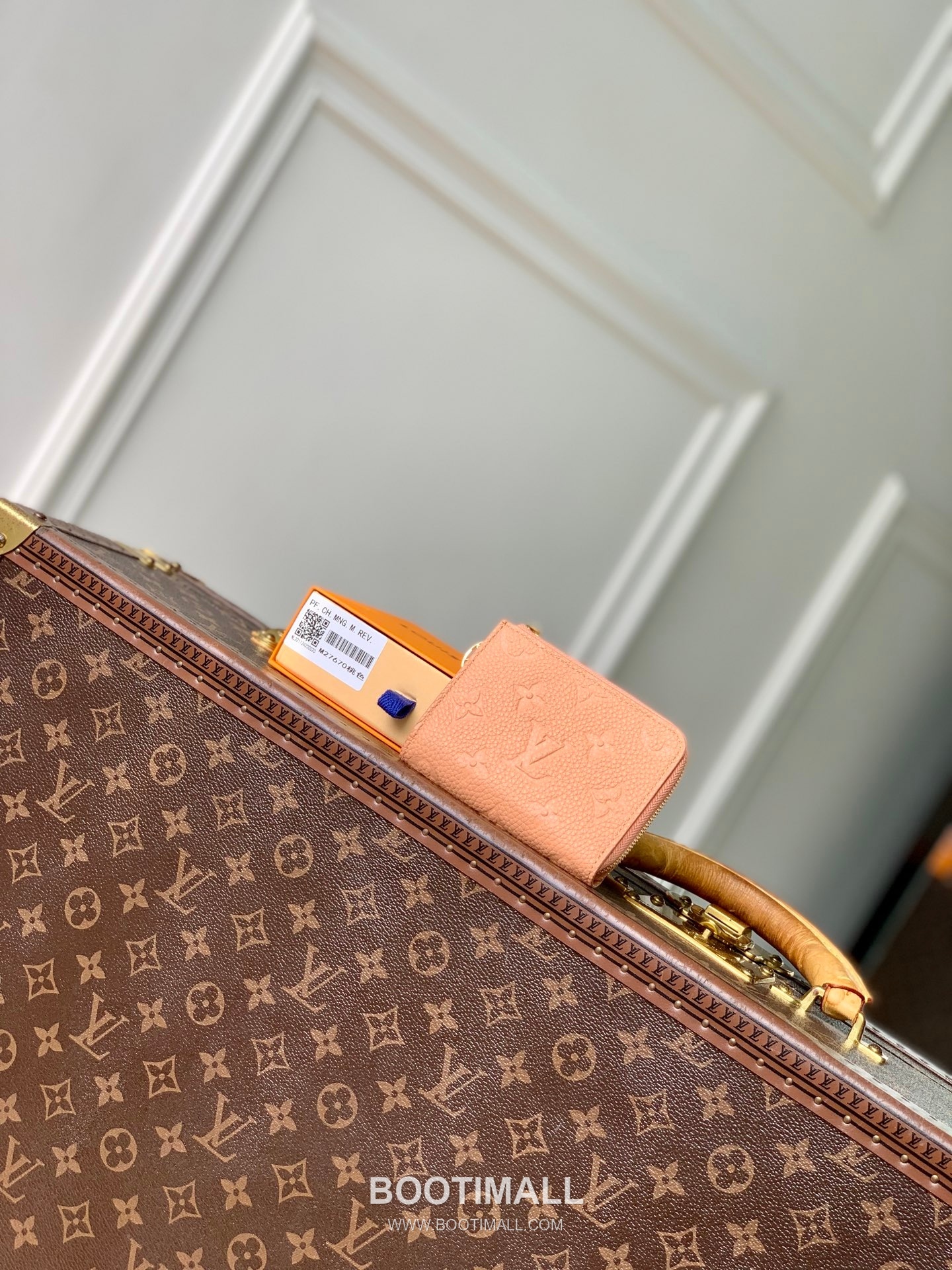 루이비통 레더 LV지퍼 컴팩트 그린 반지갑 Louis Vuitton Leather LV Zipper Compact Green Wallet M27670 11cm 1