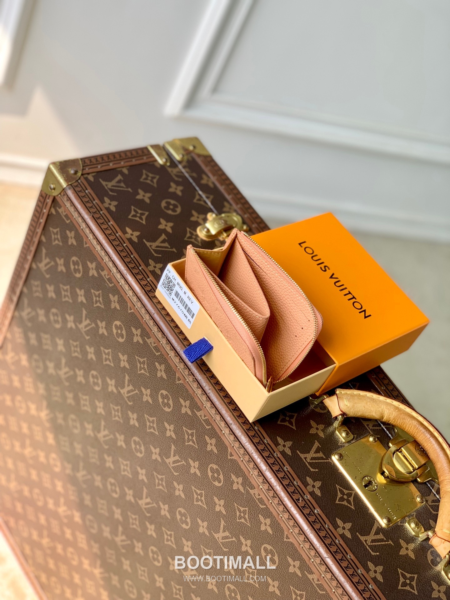 루이비통 레더 LV지퍼 컴팩트 그린 반지갑 Louis Vuitton Leather LV Zipper Compact Green Wallet M27670 11cm 11