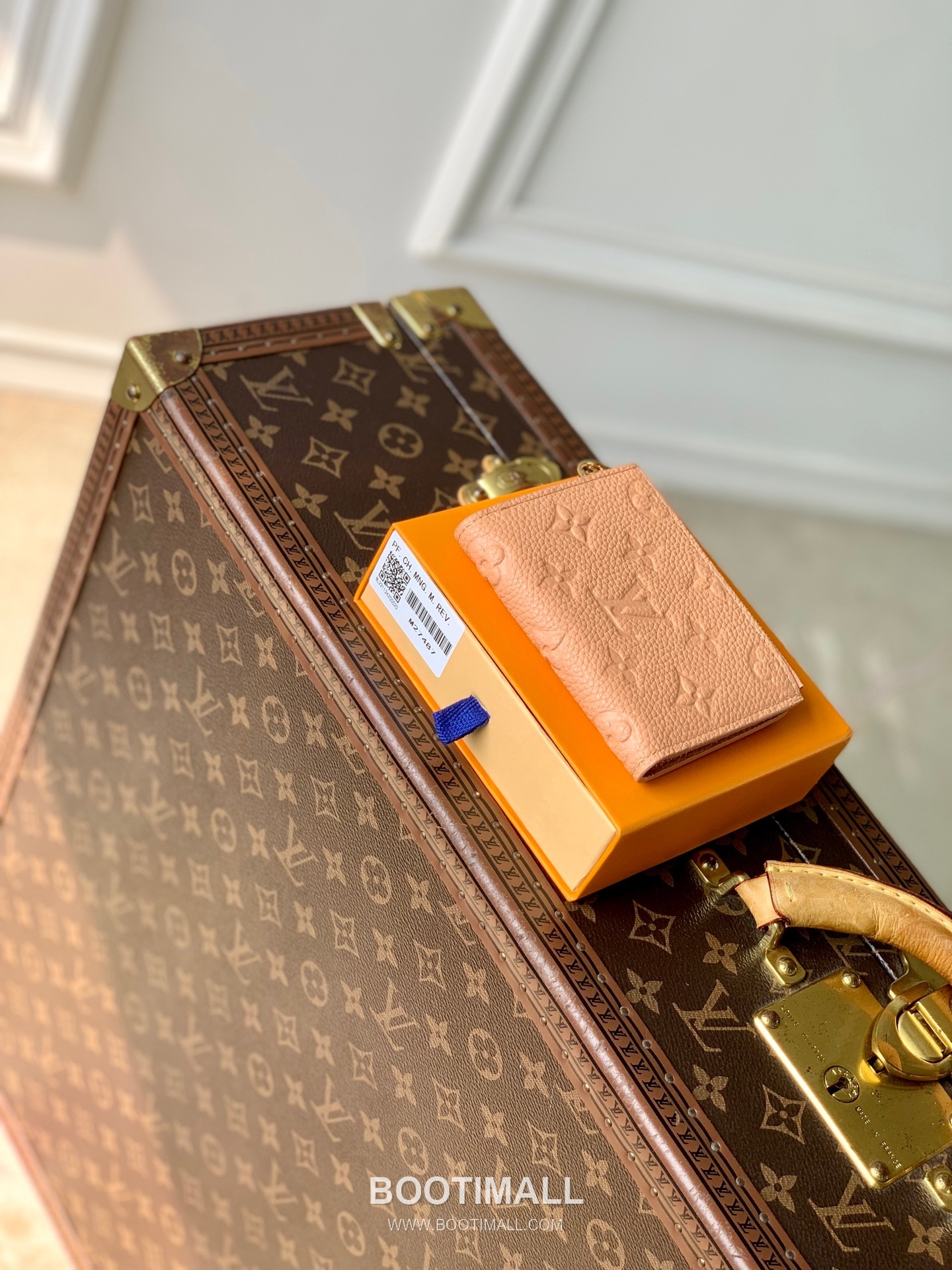 루이비통 모노그램 앙프렝뜨 레더 LV참 지퍼 그린 반지갑 Louis Vuitton Monogram Empreinte Leather LV Charm Zipper Green Wallet M27487 11.5cm 3