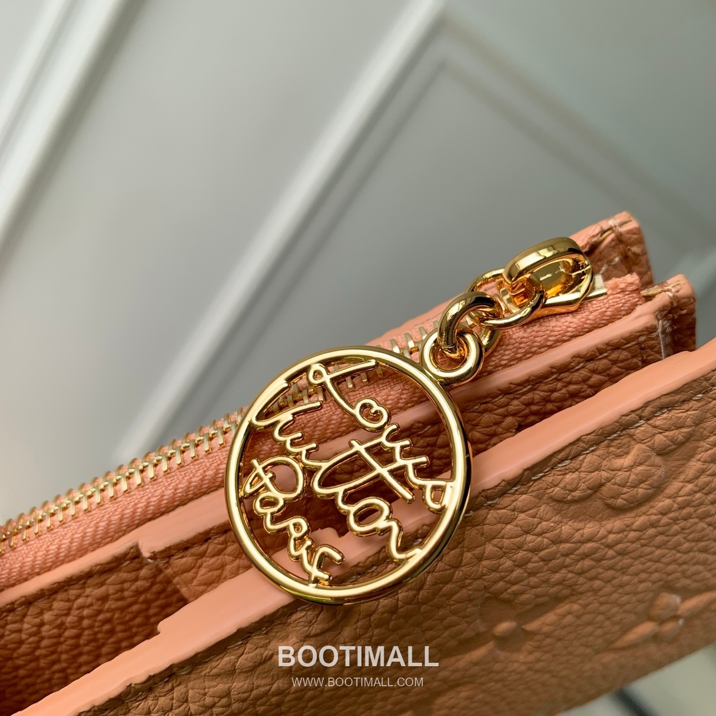 루이비통 모노그램 앙프렝뜨 레더 LV참 지퍼 그린 반지갑 Louis Vuitton Monogram Empreinte Leather LV Charm Zipper Green Wallet M27487 11.5cm 4