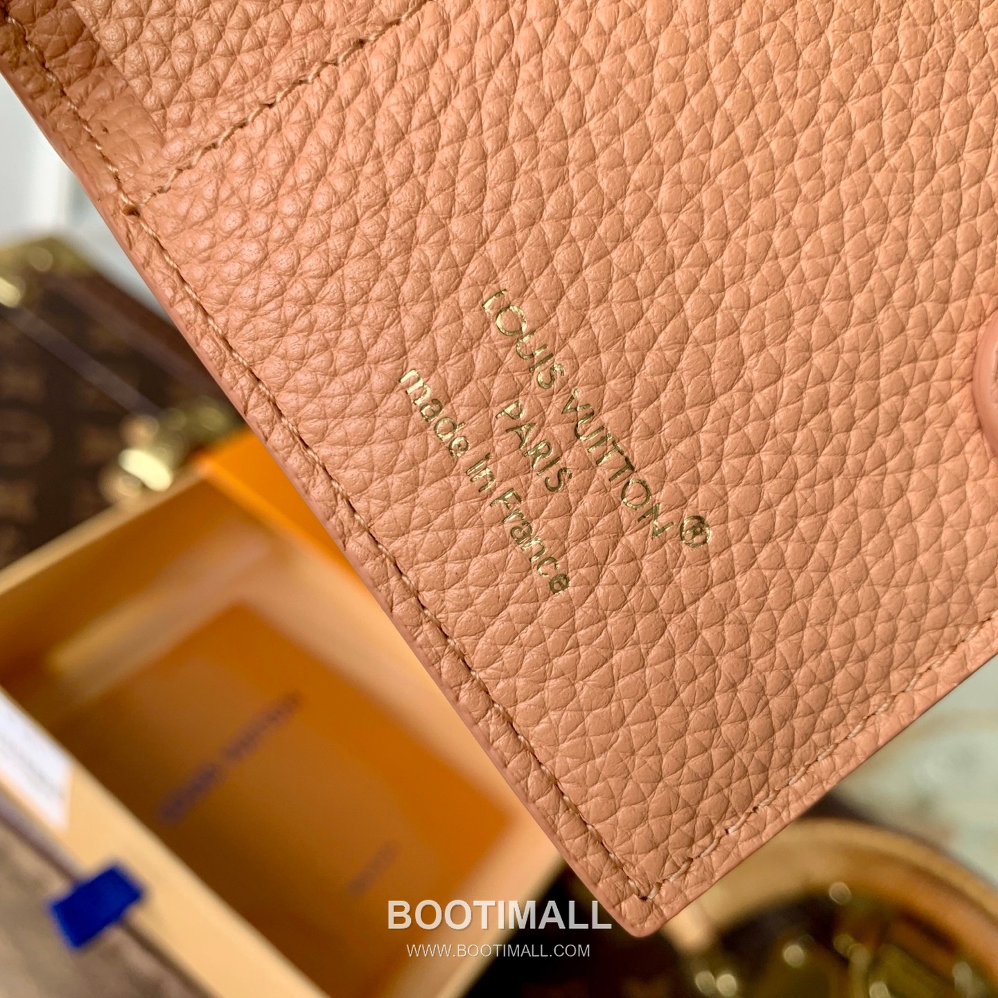 루이비통 모노그램 앙프렝뜨 레더 LV참 지퍼 그린 반지갑 Louis Vuitton Monogram Empreinte Leather LV Charm Zipper Green Wallet M27487 11.5cm 10