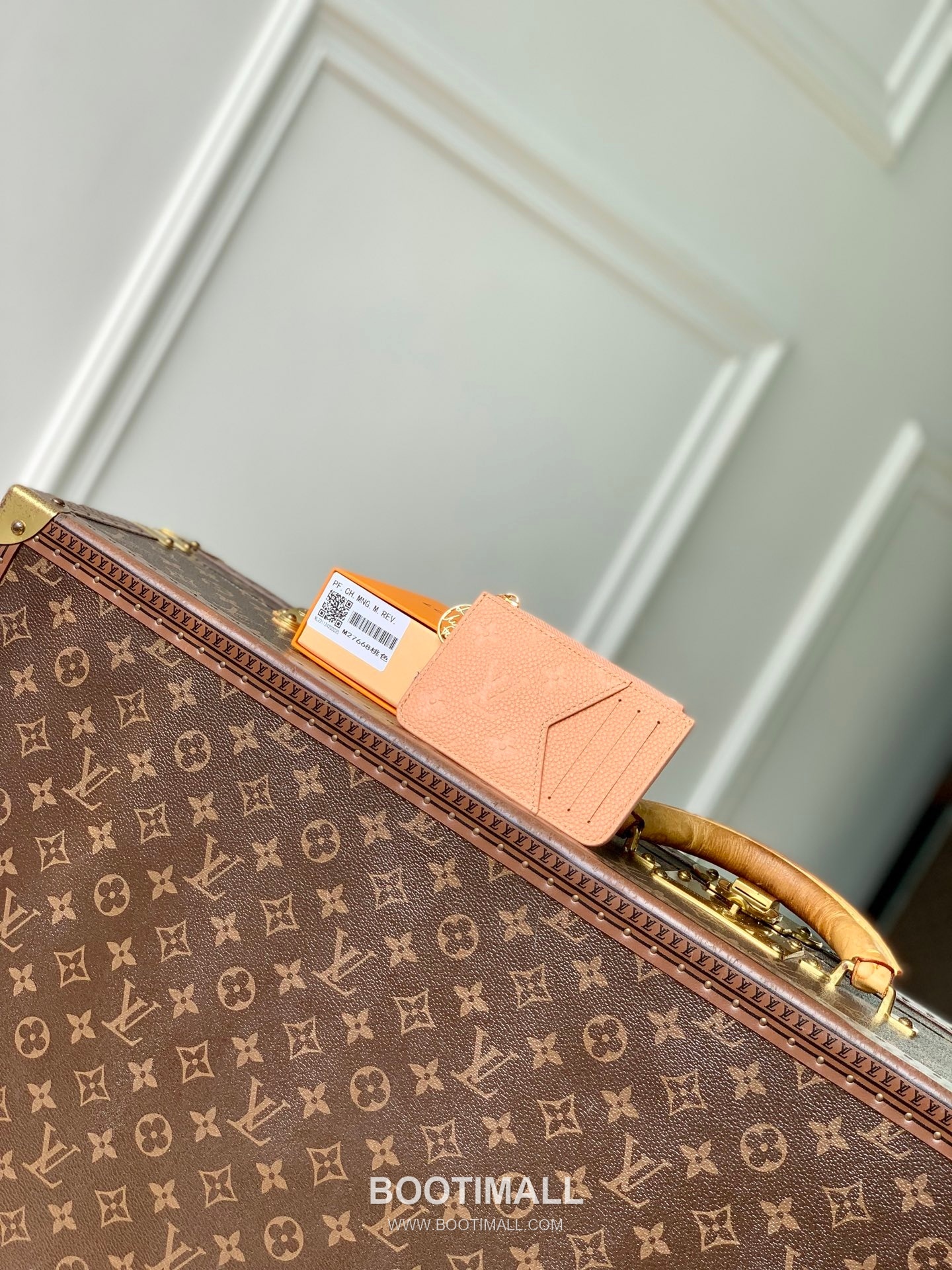 루이비통 모노그램 앙프렝뜨 레더 LV참 지퍼 그린 카드지갑 Louis Vuitton Monogram Empreinte Leather LV Charm Zipper Green Card Holder M27668 12cm 2