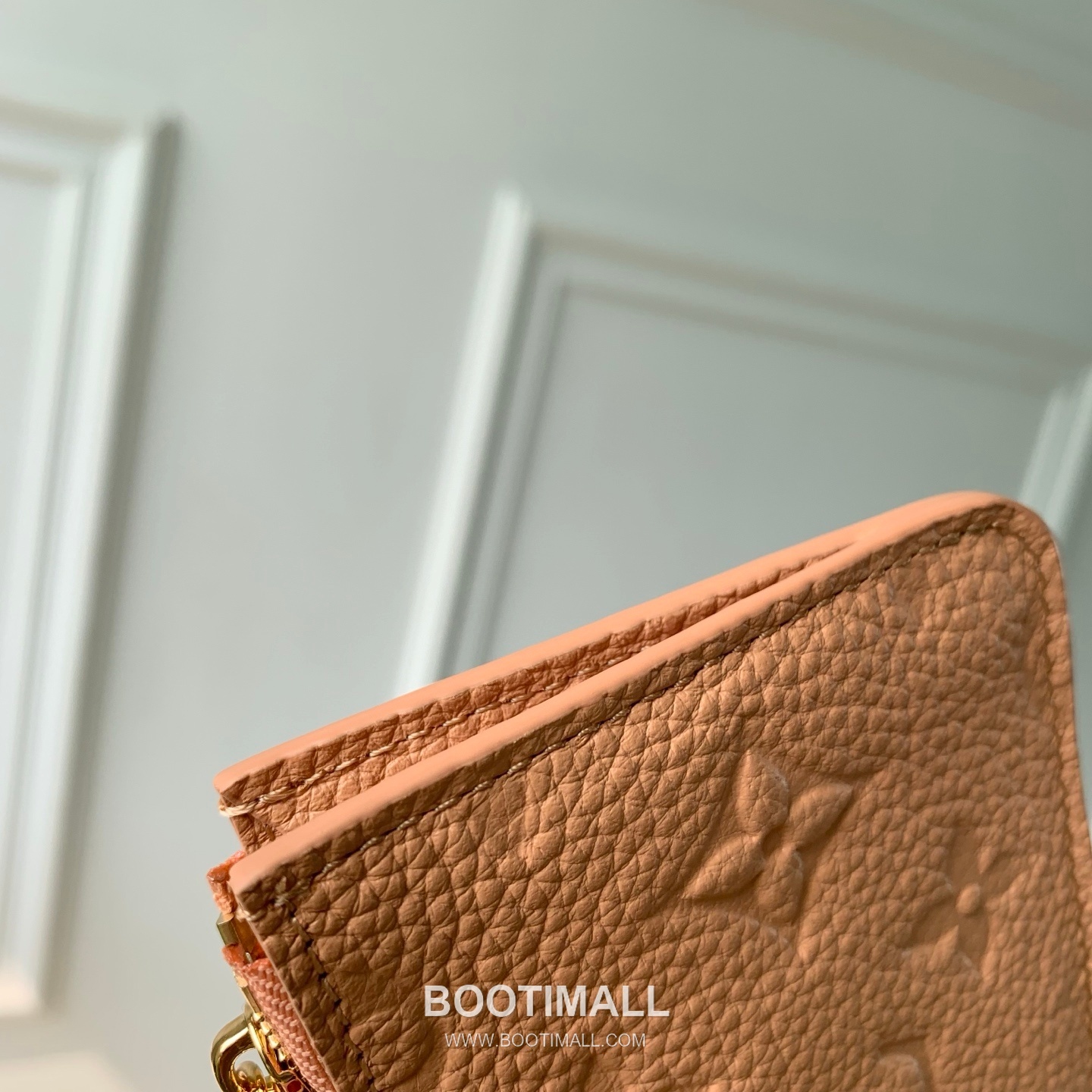 루이비통 모노그램 앙프렝뜨 레더 LV참 지퍼 그린 카드지갑 Louis Vuitton Monogram Empreinte Leather LV Charm Zipper Green Card Holder M27668 12cm 8