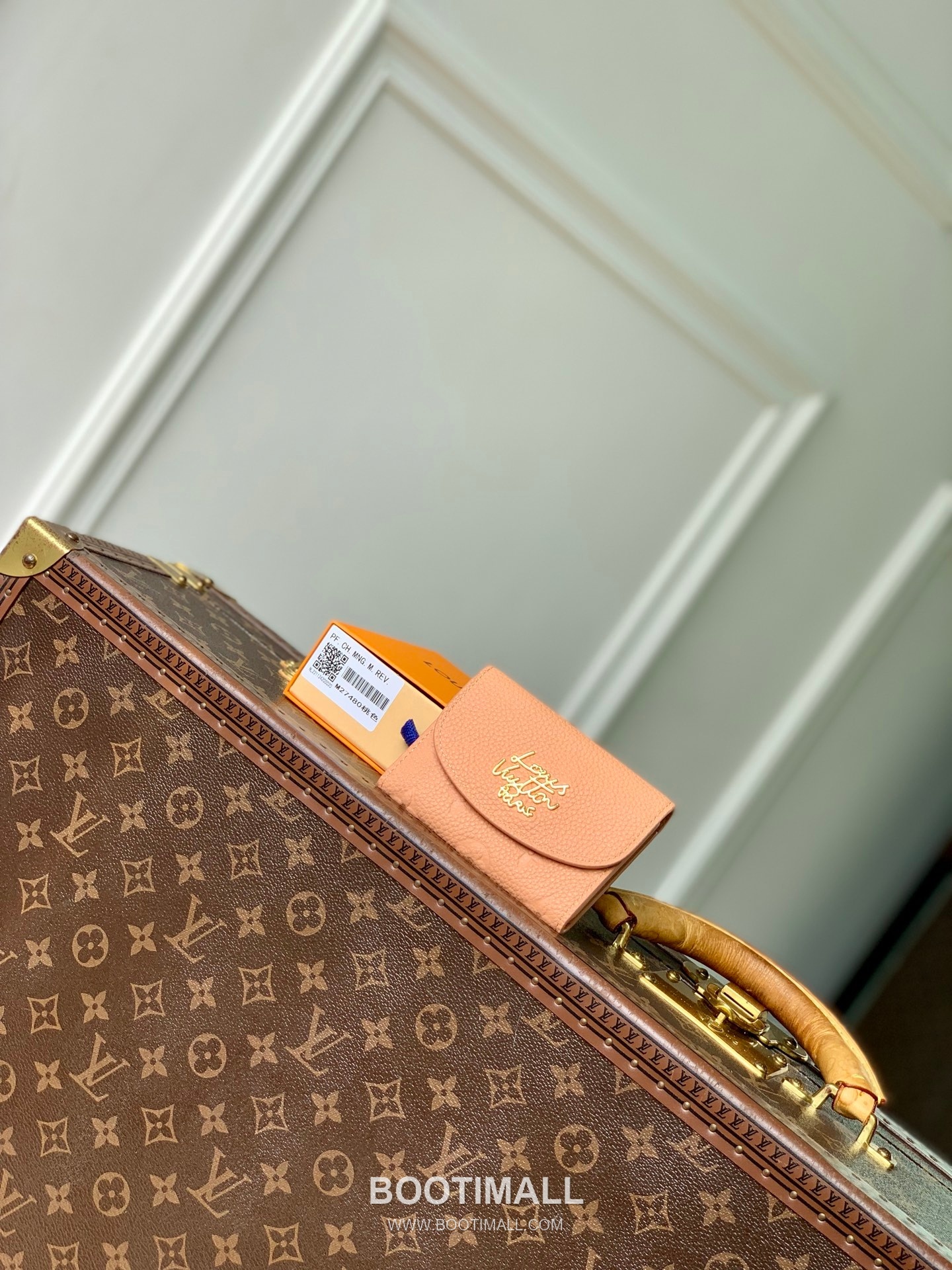루이비통 모노그램 앙프렝뜨 레더 LV버튼 컴팩트 그린 반지갑 Louis Vuitton Monogram Empreinte Leather LV Button Compact Green Wallet M27480 11cm 1