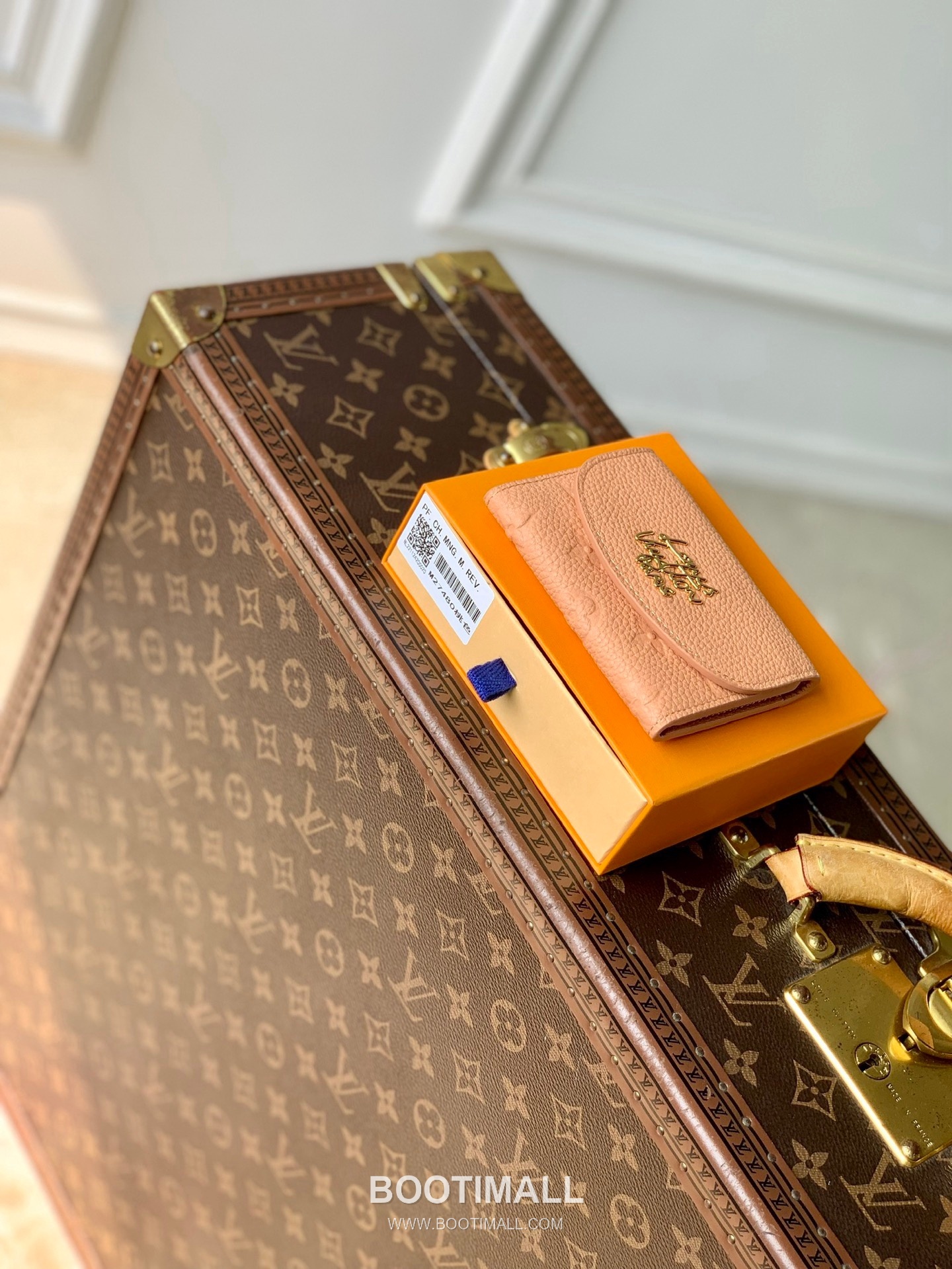 루이비통 모노그램 앙프렝뜨 레더 LV버튼 컴팩트 그린 반지갑 Louis Vuitton Monogram Empreinte Leather LV Button Compact Green Wallet M27480 11cm 3