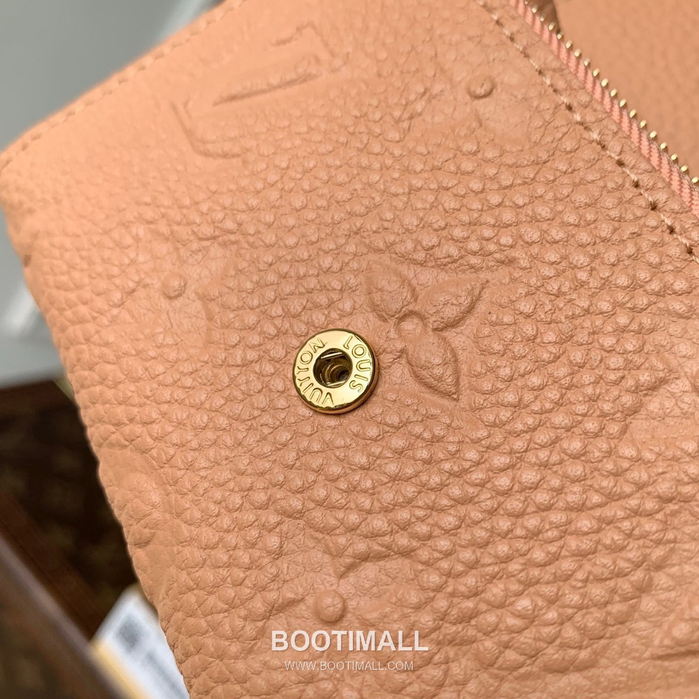 루이비통 모노그램 앙프렝뜨 레더 LV버튼 컴팩트 그린 반지갑 Louis Vuitton Monogram Empreinte Leather LV Button Compact Green Wallet M27480 11cm 6