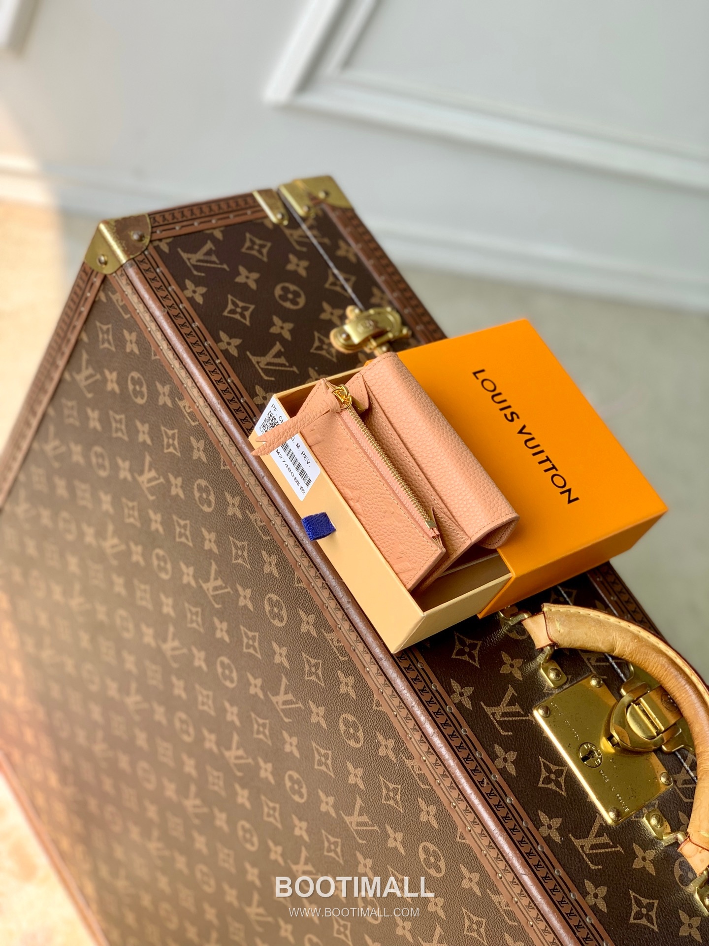루이비통 모노그램 앙프렝뜨 레더 LV버튼 컴팩트 그린 반지갑 Louis Vuitton Monogram Empreinte Leather LV Button Compact Green Wallet M27480 11cm 10