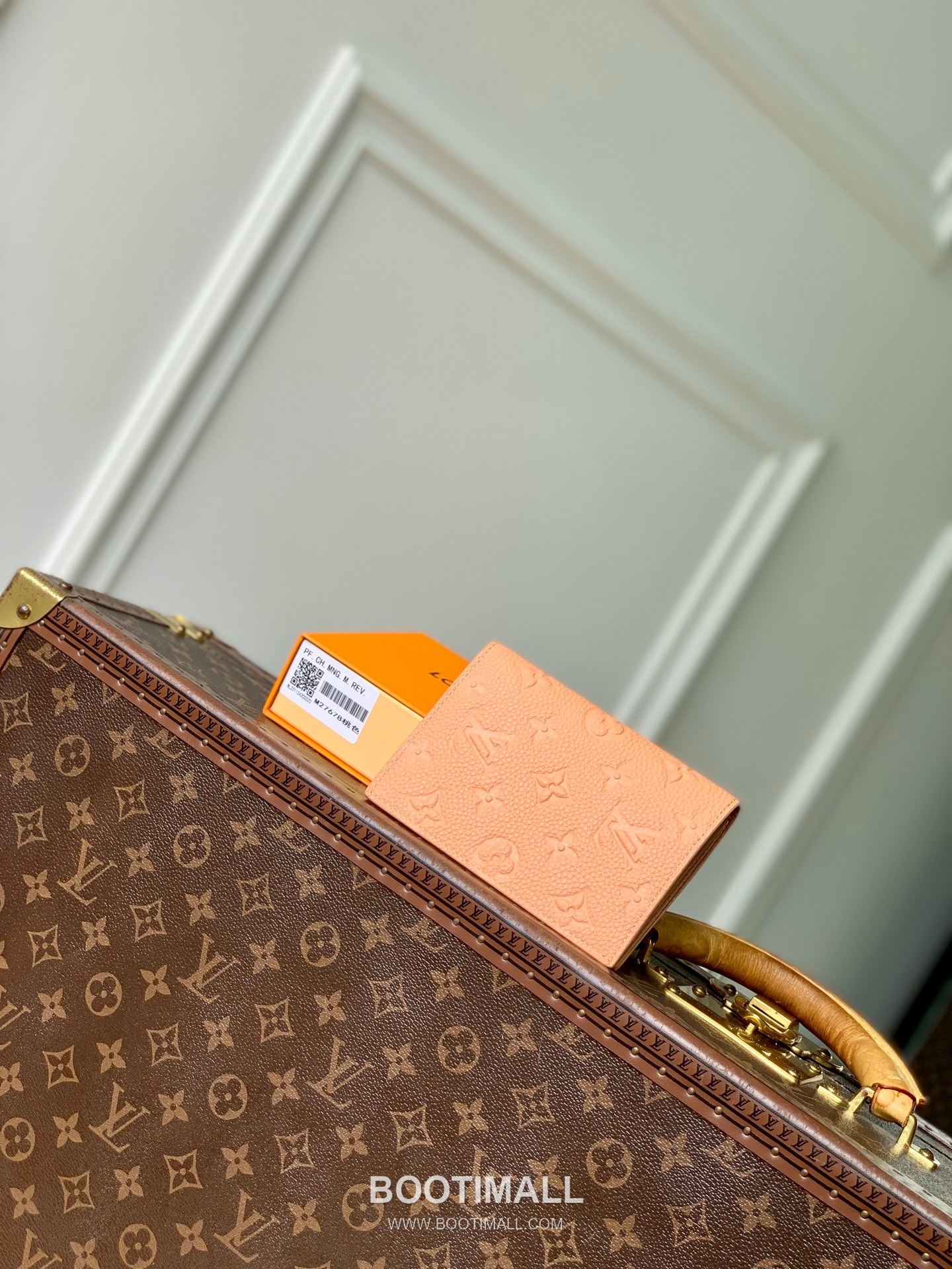 루이비통 모노그램 앙프렝뜨 레더 카드슬롯 그린 여권케이스 Louis Vuitton Monogram Empreinte Leather Card Slot Green Passport Case M27678 14cm 1