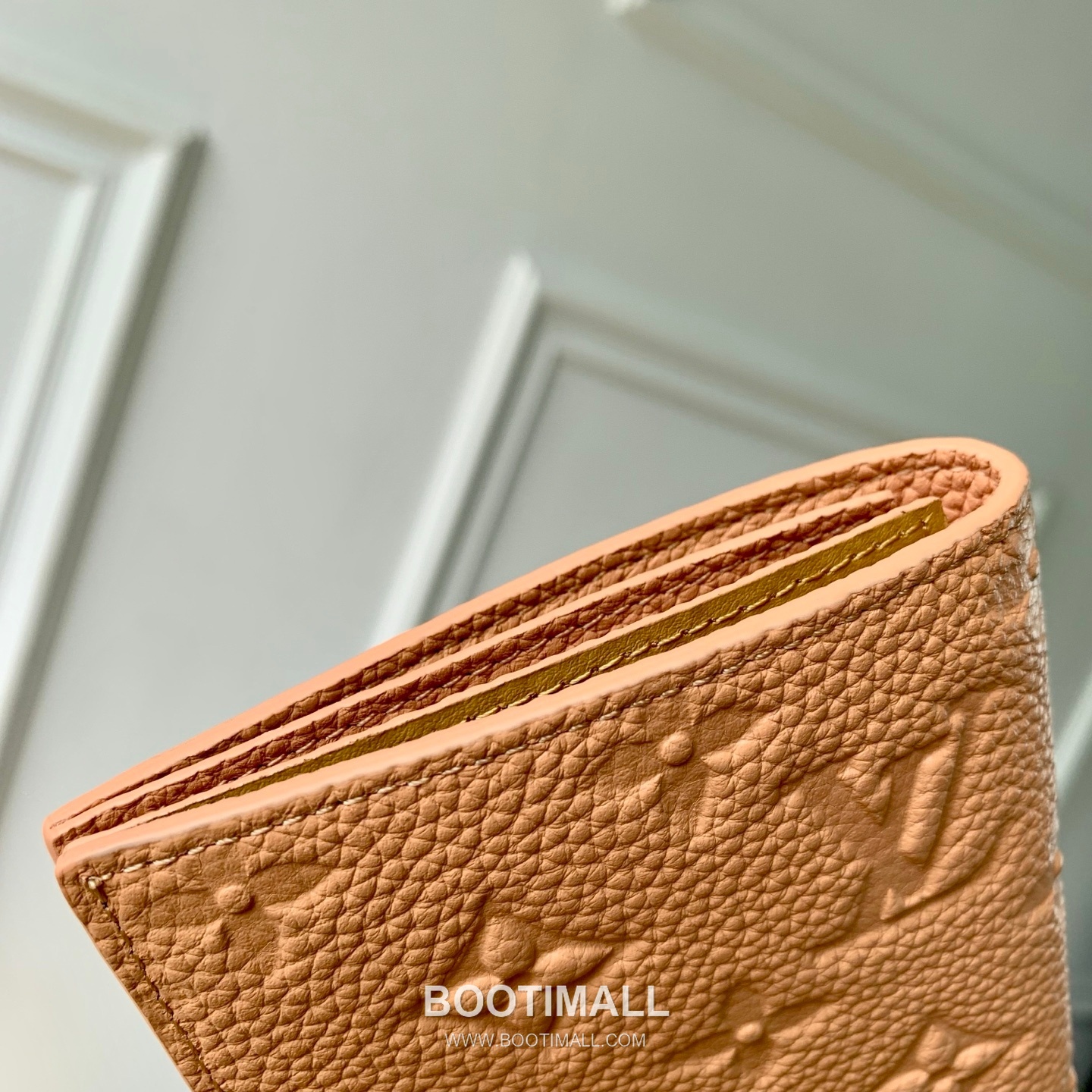 루이비통 모노그램 앙프렝뜨 레더 카드슬롯 그린 여권케이스 Louis Vuitton Monogram Empreinte Leather Card Slot Green Passport Case M27678 14cm 5