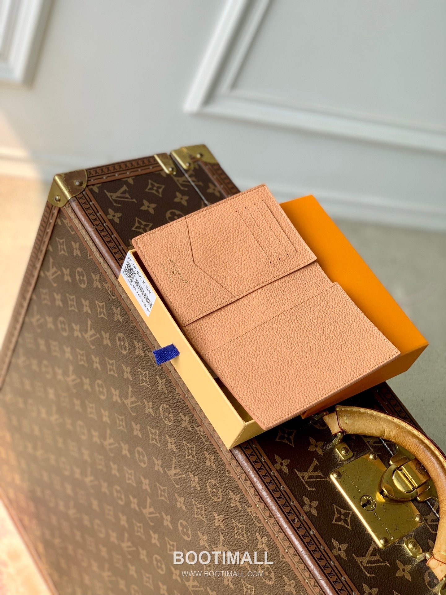 루이비통 모노그램 앙프렝뜨 레더 카드슬롯 그린 여권케이스 Louis Vuitton Monogram Empreinte Leather Card Slot Green Passport Case M27678 14cm 11
