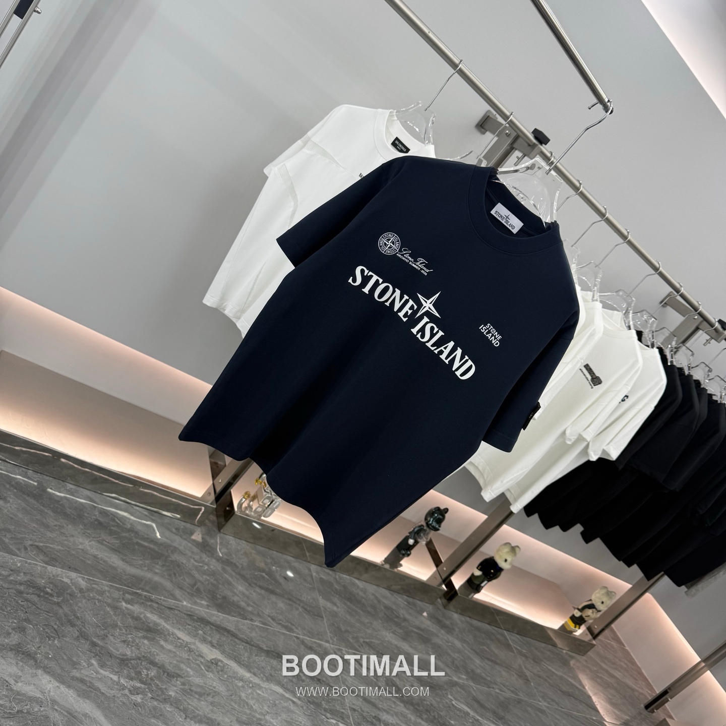 스톤아일랜드 2026SS 헤비코튼 로고패치 오버핏 반팔 블랙 티셔츠 Stone Island 2026 SS Heavy Cotton Logo Patch Oversized Short Sleeve Black T-Shirt 8