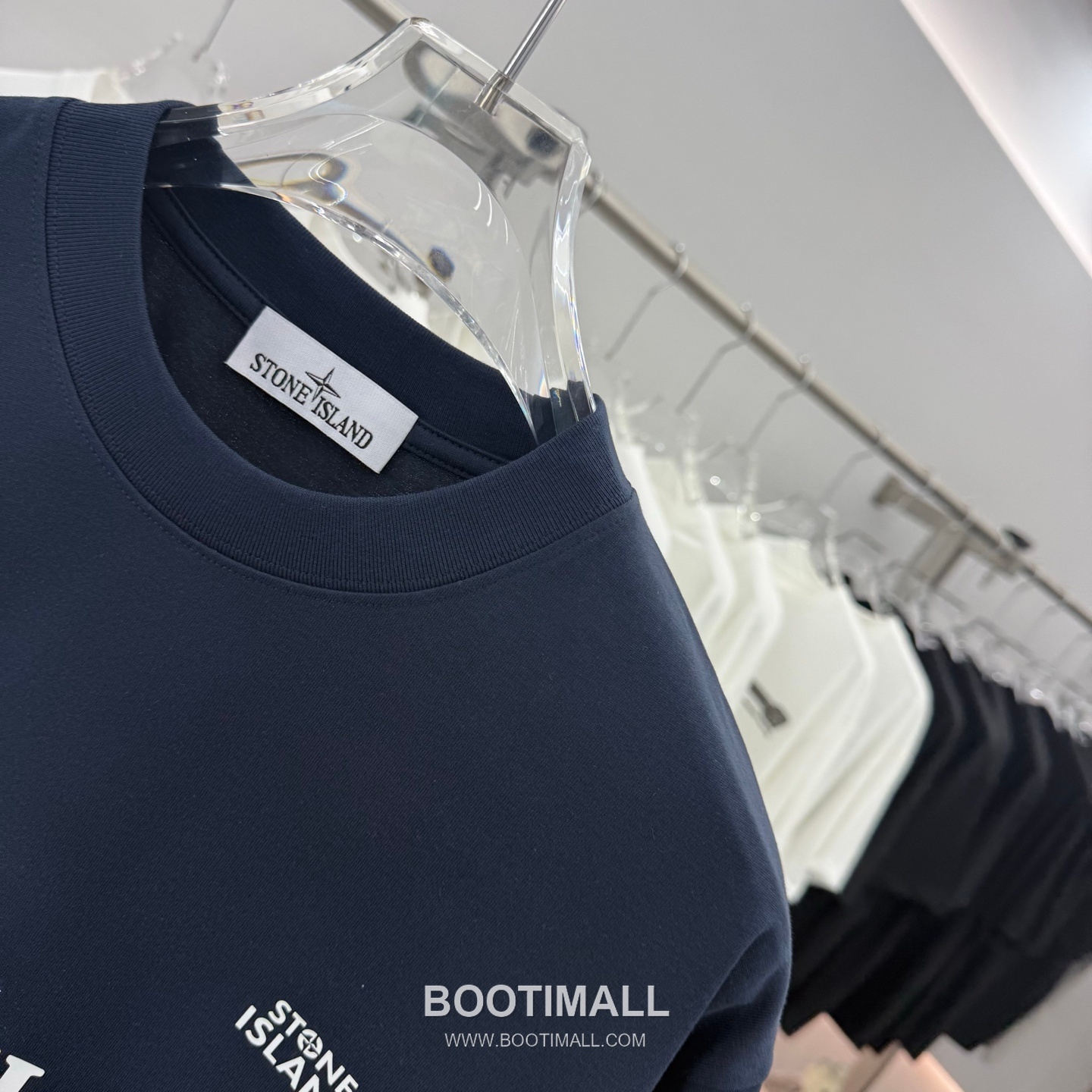 스톤아일랜드 2026SS 헤비코튼 로고패치 오버핏 반팔 블랙 티셔츠 Stone Island 2026 SS Heavy Cotton Logo Patch Oversized Short Sleeve Black T-Shirt 10