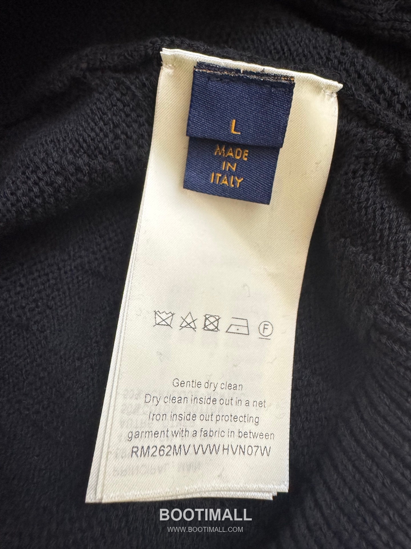 루이비통 2026SS 다미에 케이블 니트 반집업 레귤러핏 롱슬리브 네이비 가디건 Louis Vuitton 2026 SS Damier Cable Knit Half Zip Regular Fit Long Sleeve Navy Cardigan 9