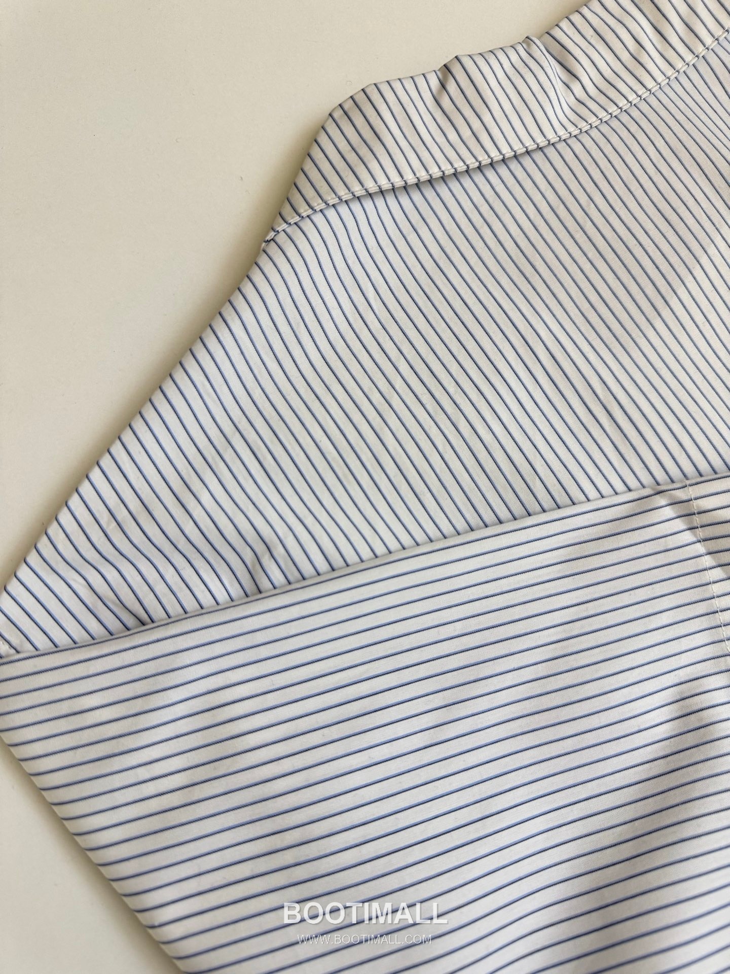 구찌 2026SS 크라운 로고프린트 스트라이프 반팔 셔츠 쇼츠 세트 블루 Gucci 2026 SS Crown Logo Print Stripe Short Sleeve Shirt Shorts Set Blue 7