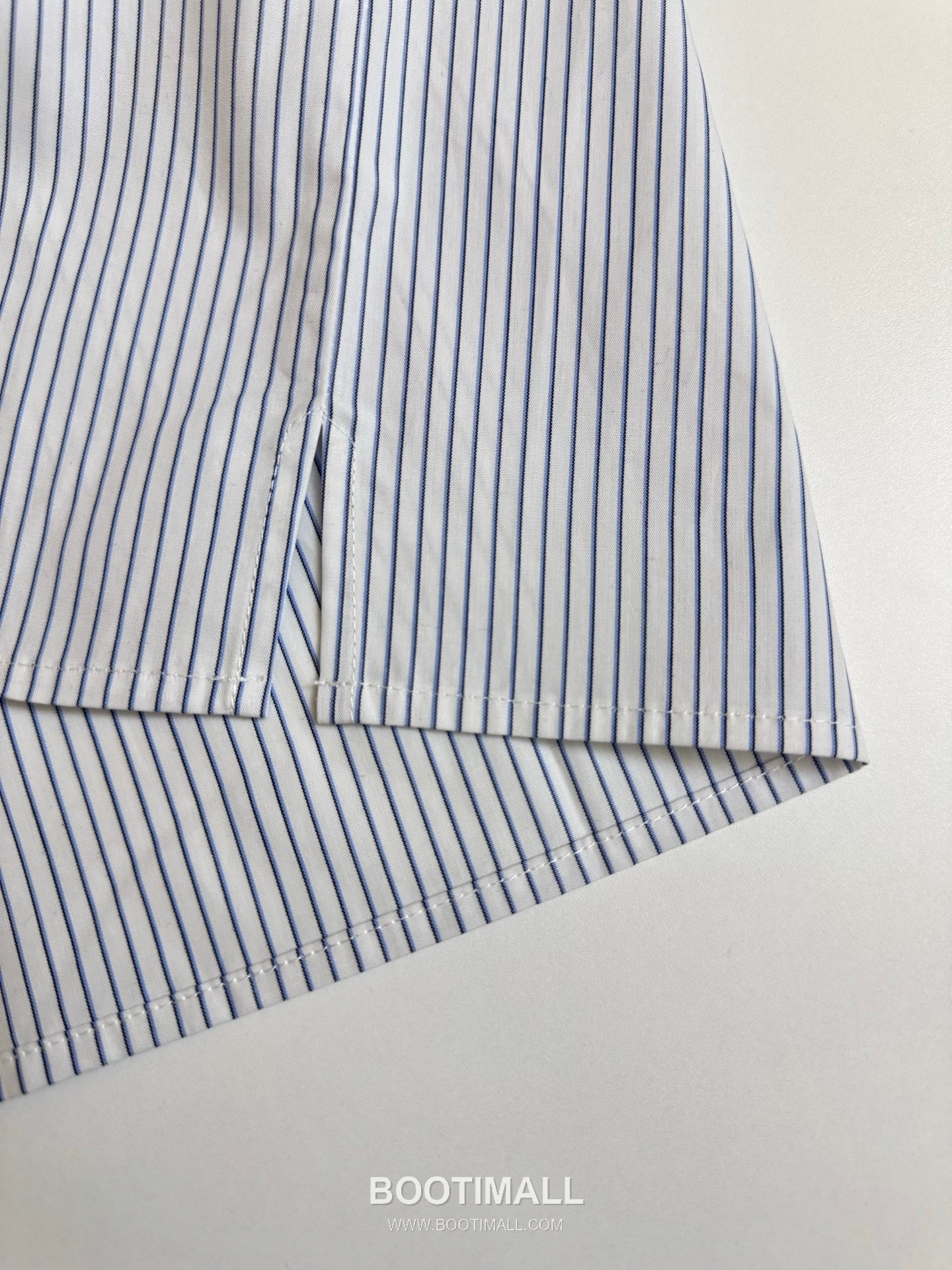 구찌 2026SS 크라운 로고프린트 스트라이프 반팔 셔츠 쇼츠 세트 블루 Gucci 2026 SS Crown Logo Print Stripe Short Sleeve Shirt Shorts Set Blue 8