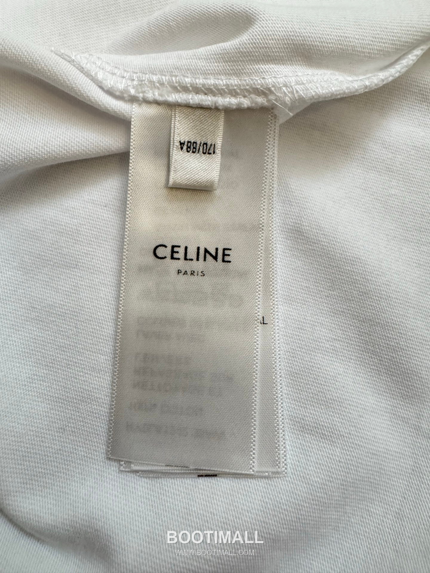 셀린느 2026SS 트리옹프 로고자수 오버핏 반팔 화이트 티셔츠 Celine 2026 SS Triomphe Logo Embroidery Oversized Short Sleeve Black T-Shirt 9