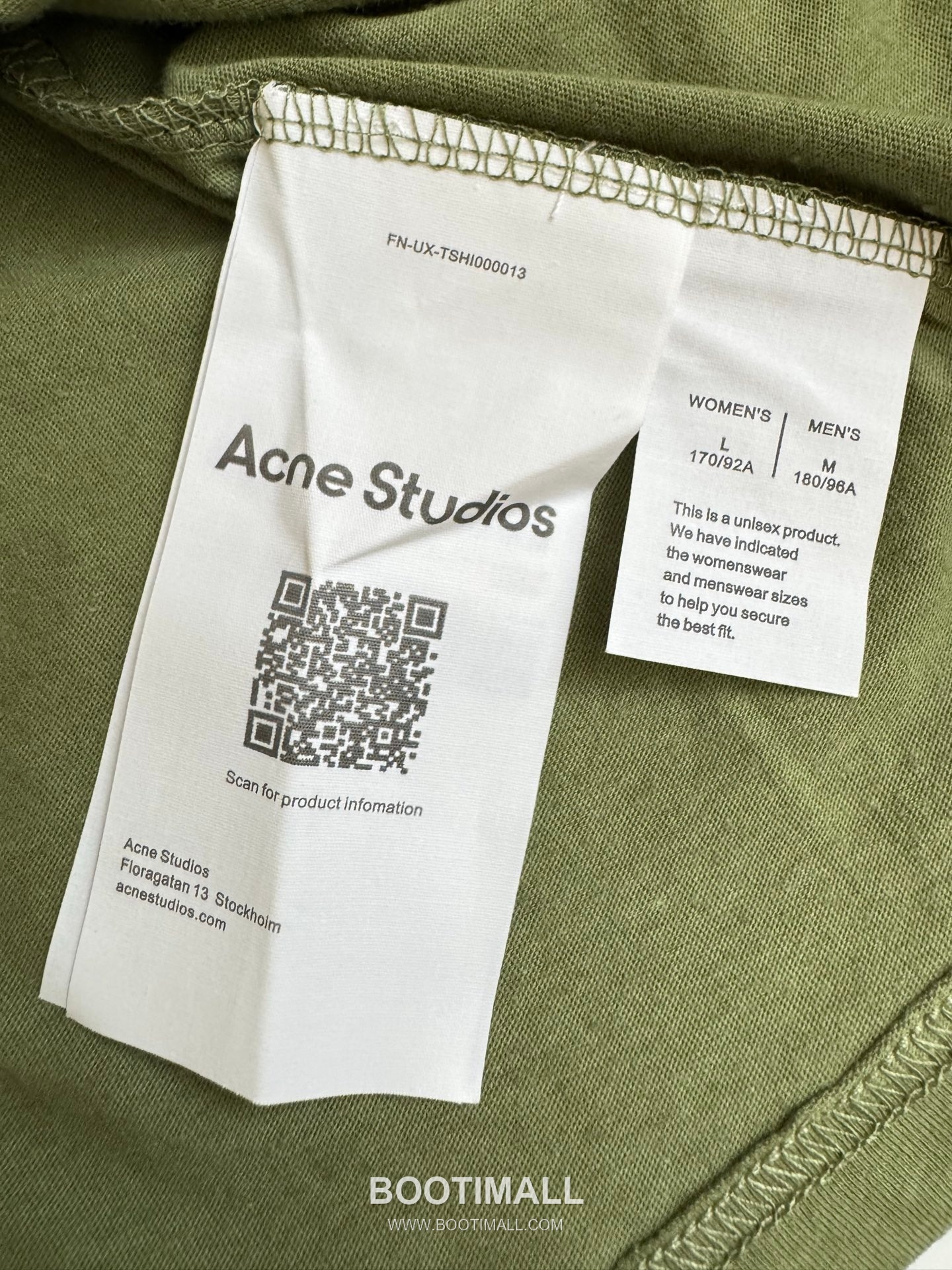 아크네스튜디오 2026SS 1966 머드다잉 워싱 오버핏 롱슬리브 카키 티셔츠 Acne Studios 2026 SS 1966 Mud Dyed Washed Oversized Long Sleeve Brown T-Shirt 9