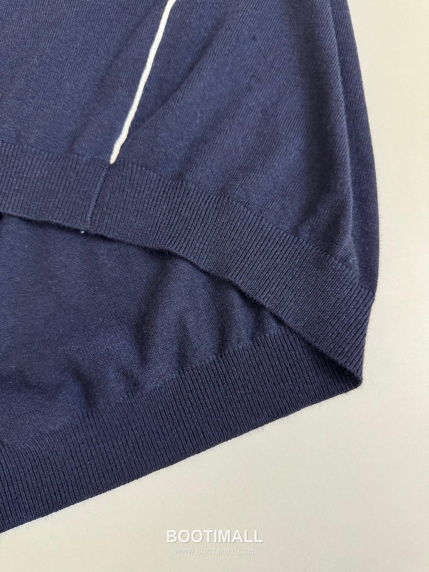 구찌 2026SS 레터 스트라이프 인타르시아 니트 레귤러핏 반팔 네이비 티셔츠 Gucci 2026 SS Letter Stripe Intarsia Knit Regular Fit Short Sleeve Blue T-Shirt 8