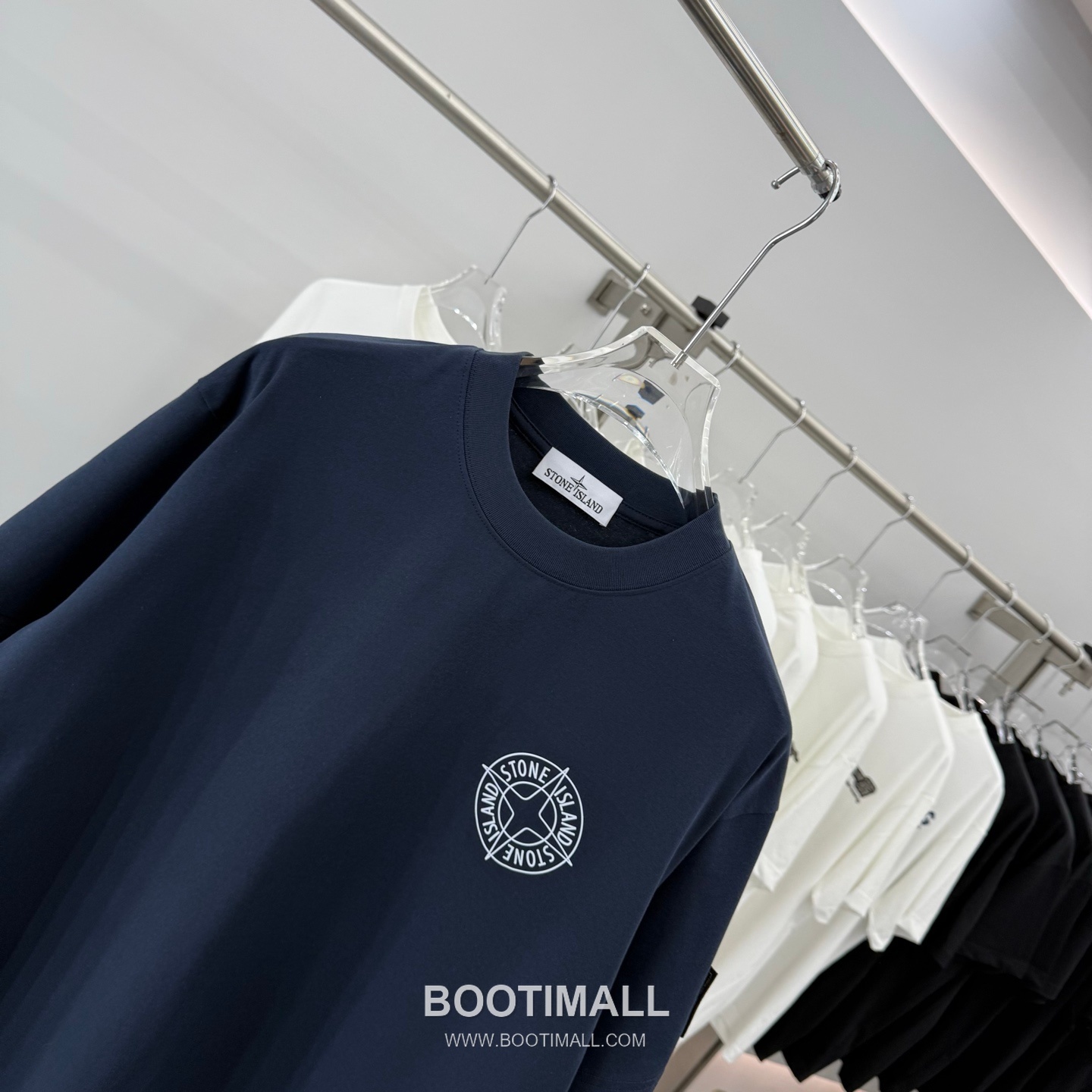 스톤아일랜드 2026SS 헤비코튼 로고패치 오버핏 반팔 블랙 티셔츠 Stone Island 2026 SS Heavy Cotton Logo Patch Oversized Short Sleeve Black T-Shirt 9