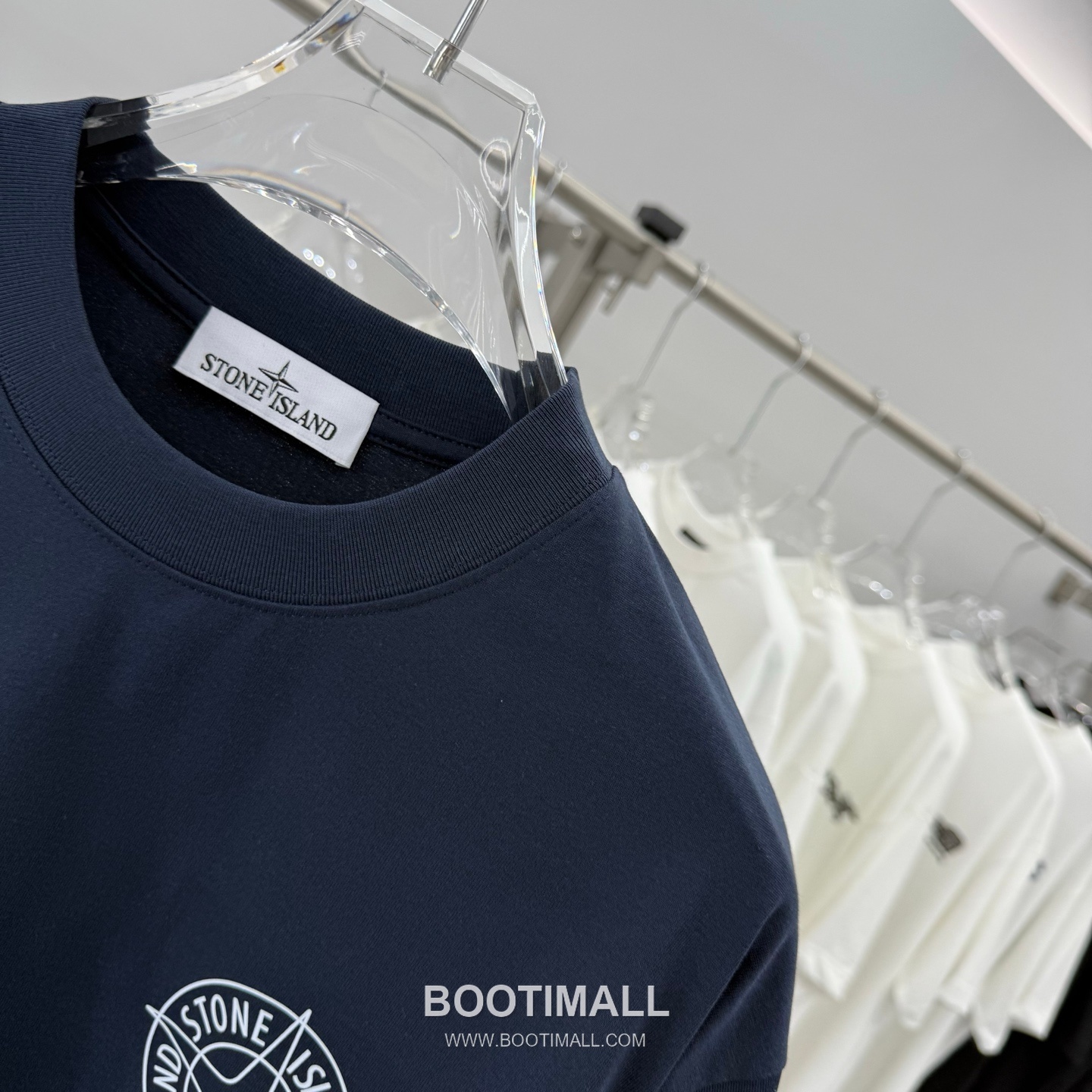 스톤아일랜드 2026SS 헤비코튼 로고패치 오버핏 반팔 블랙 티셔츠 Stone Island 2026 SS Heavy Cotton Logo Patch Oversized Short Sleeve Black T-Shirt 10