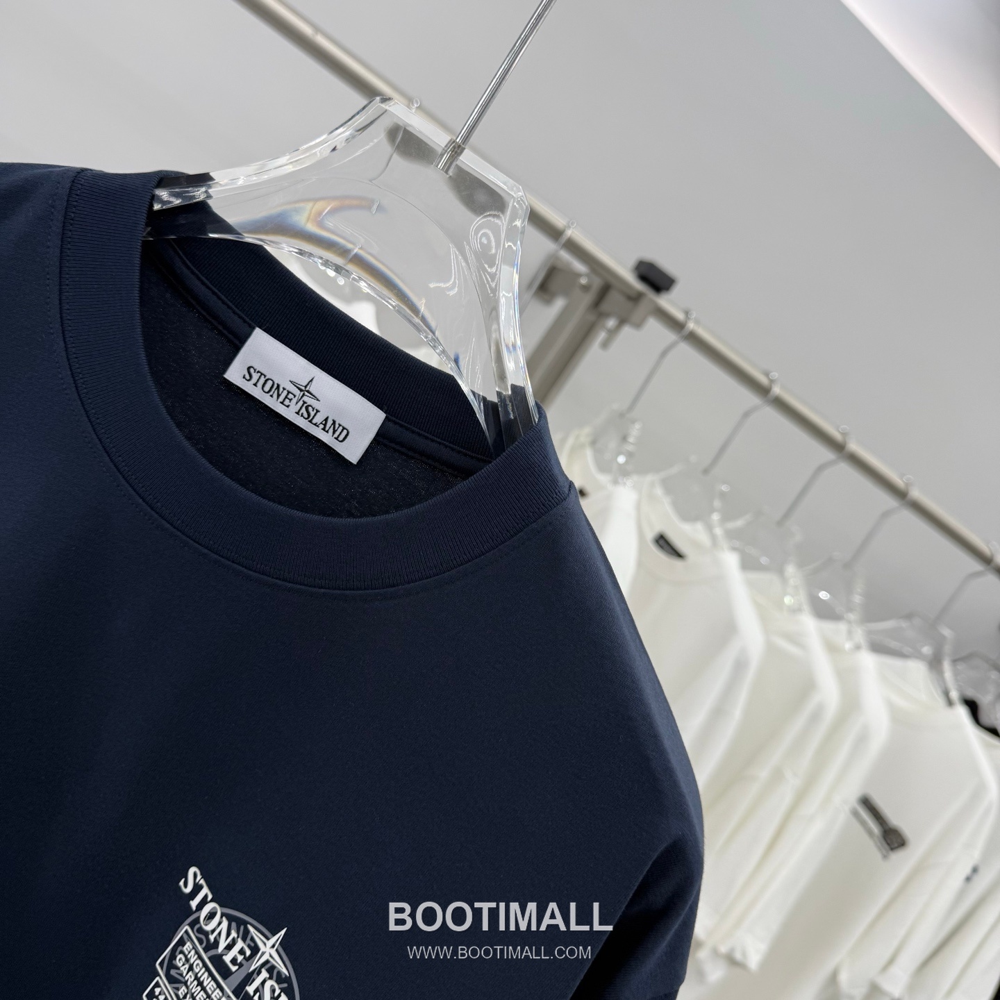 스톤아일랜드 2026SS 헤비코튼 로고패치 오버핏 반팔 블랙 티셔츠 Stone Island 2026 SS Heavy Cotton Logo Patch Oversized Short Sleeve Black T-Shirt 10