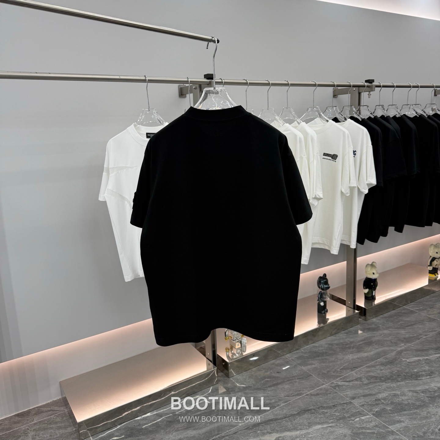 스톤아일랜드 2026SS 진공자수 오버핏 반팔 블랙 티셔츠 Stone Island 2026 SS Vacuum Embroidery Oversized Short Sleeve Black T-Shirt 8