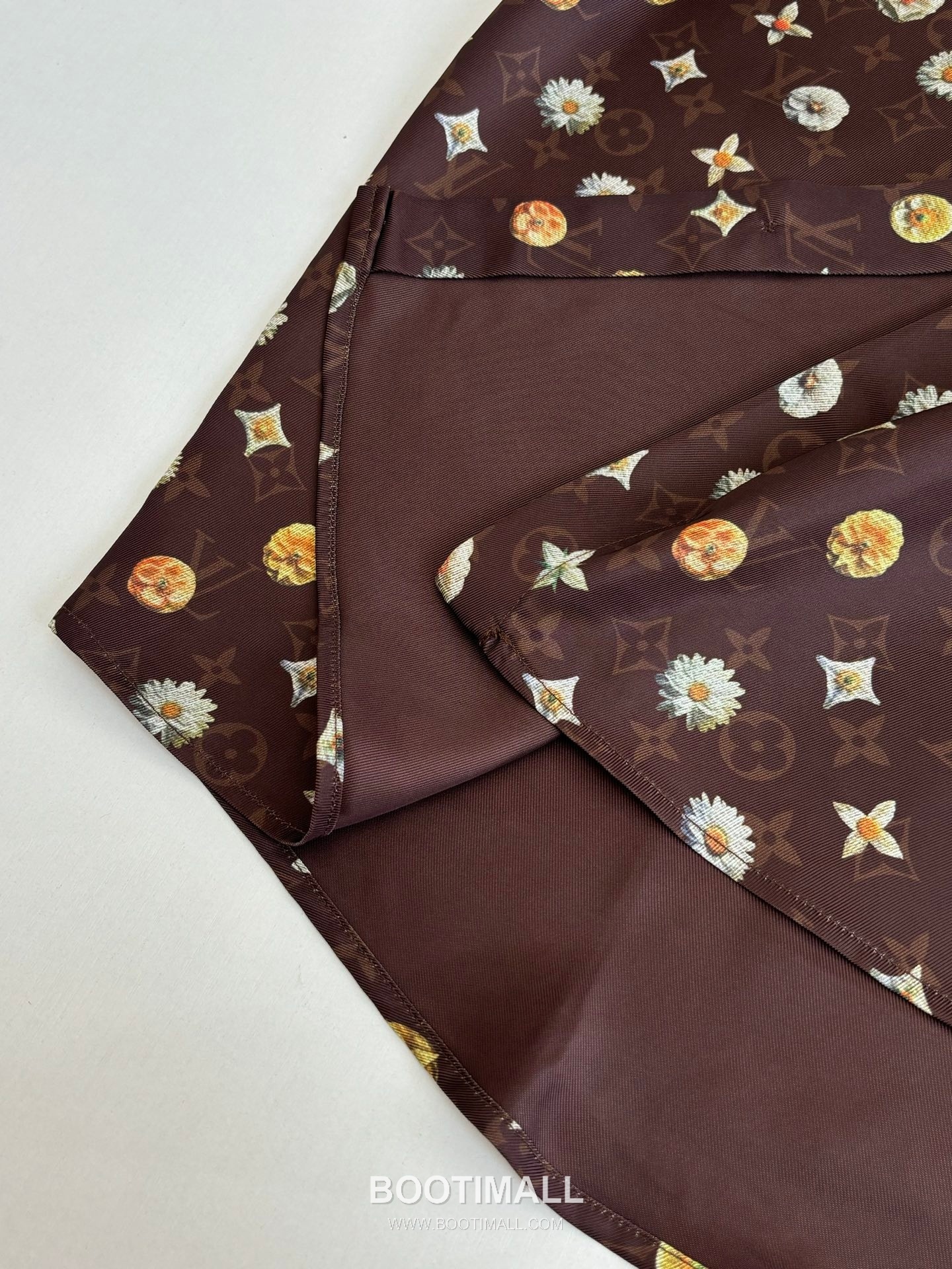 루이비통 2026SS 모노그램 데이지 프린트 루즈핏 반팔 브라운 셔츠 Louis Vuitton 2026 SS Monogram Daisy Print Loose Fit Short Sleeve Brown Shirt 7