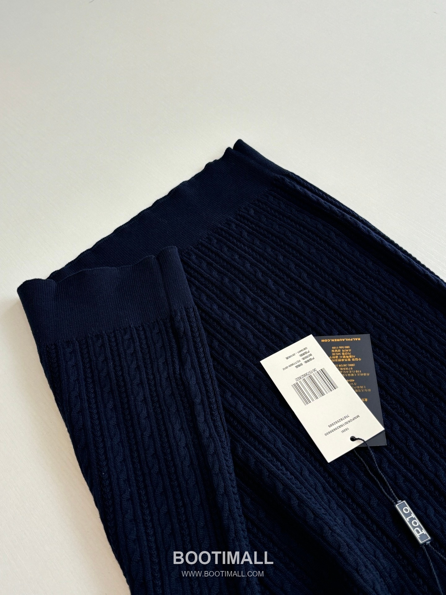 랄프로렌 2026SS 케이블니트 코튼혼방 레귤러핏 반팔 블랙 폴로셔츠 Ralph Lauren 2026 SS Cable Knit Cotton Blend Regular Fit Short Sleeve White Polo Shirt 9