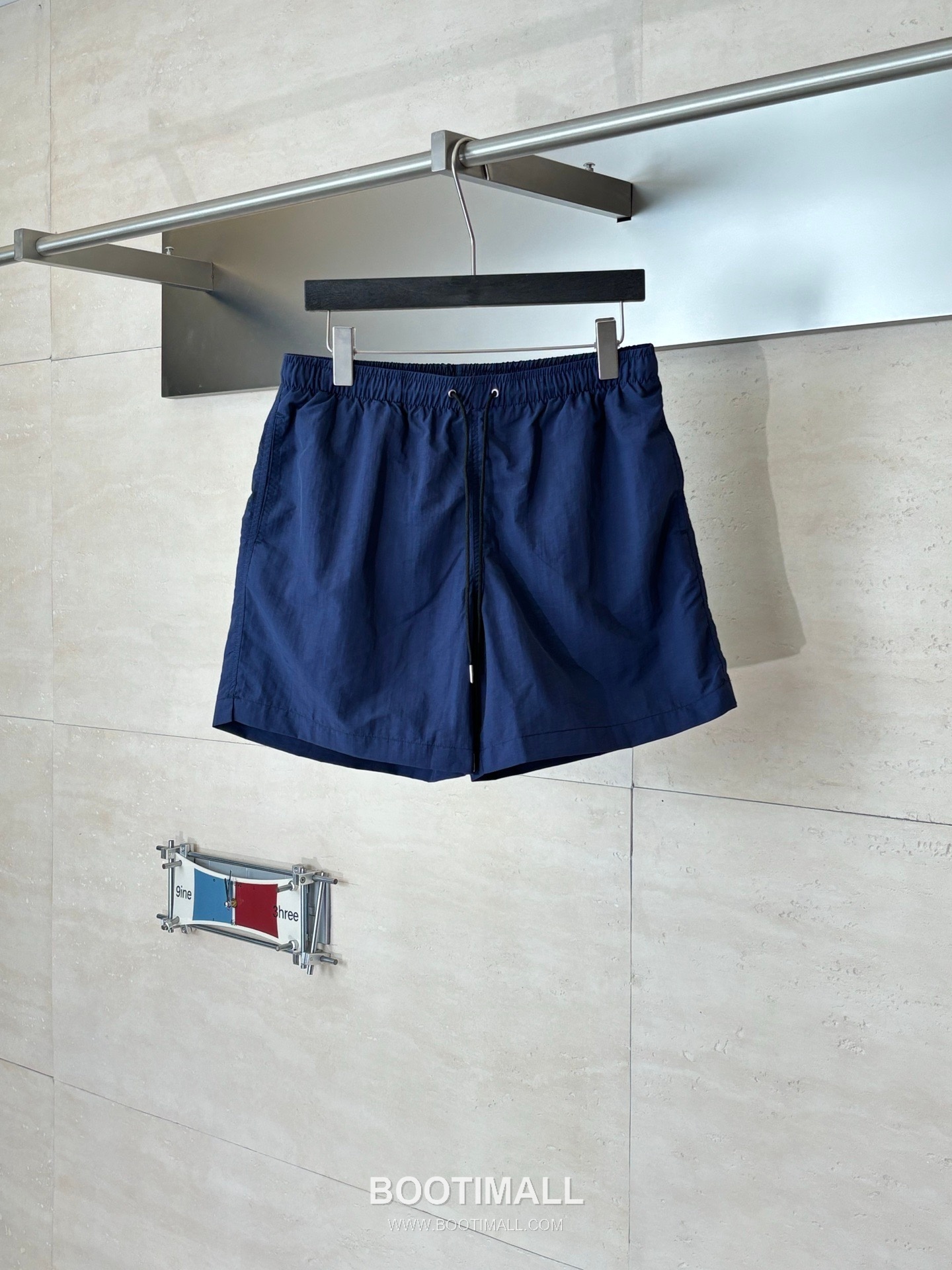 에르메스 2026SS H 미로 모노그램 워터리액티브 루즈핏 비치 쇼츠 네이비 팬츠 Hermes 2026 SS H Maze Monogram Water Reactive Loose Fit Beach Shorts Orange Pants 1