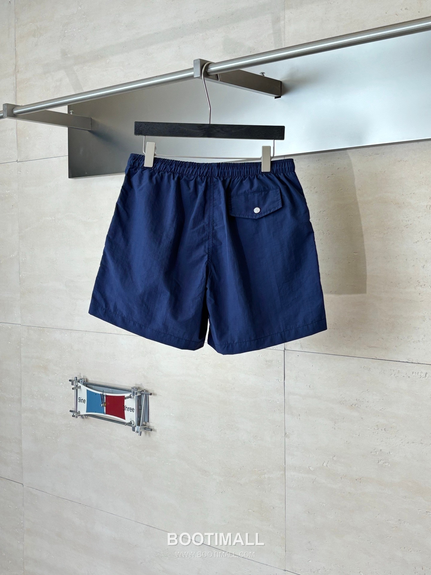 에르메스 2026SS H 미로 모노그램 워터리액티브 루즈핏 비치 쇼츠 네이비 팬츠 Hermes 2026 SS H Maze Monogram Water Reactive Loose Fit Beach Shorts Orange Pants 2